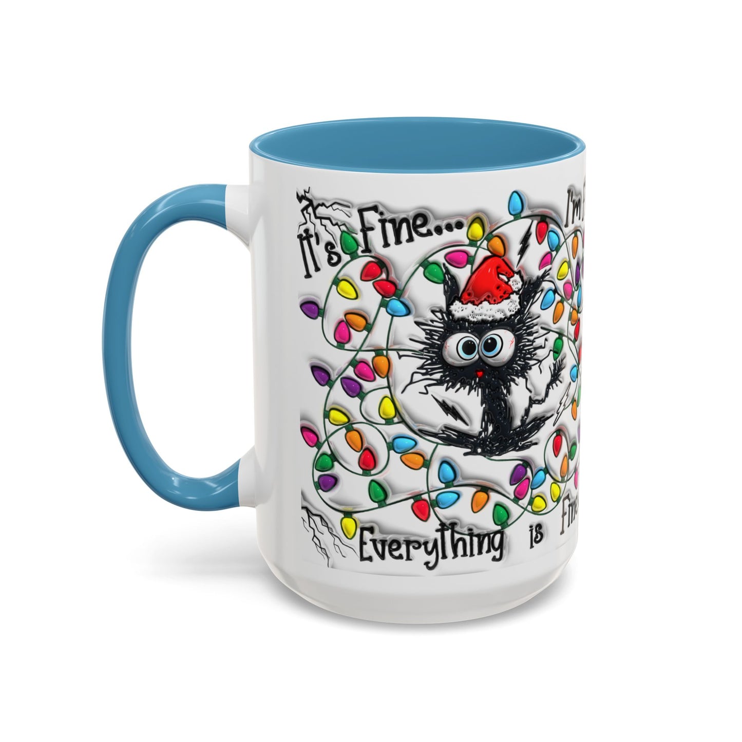 Christmas Accent Coffee Mug (11, 15oz)