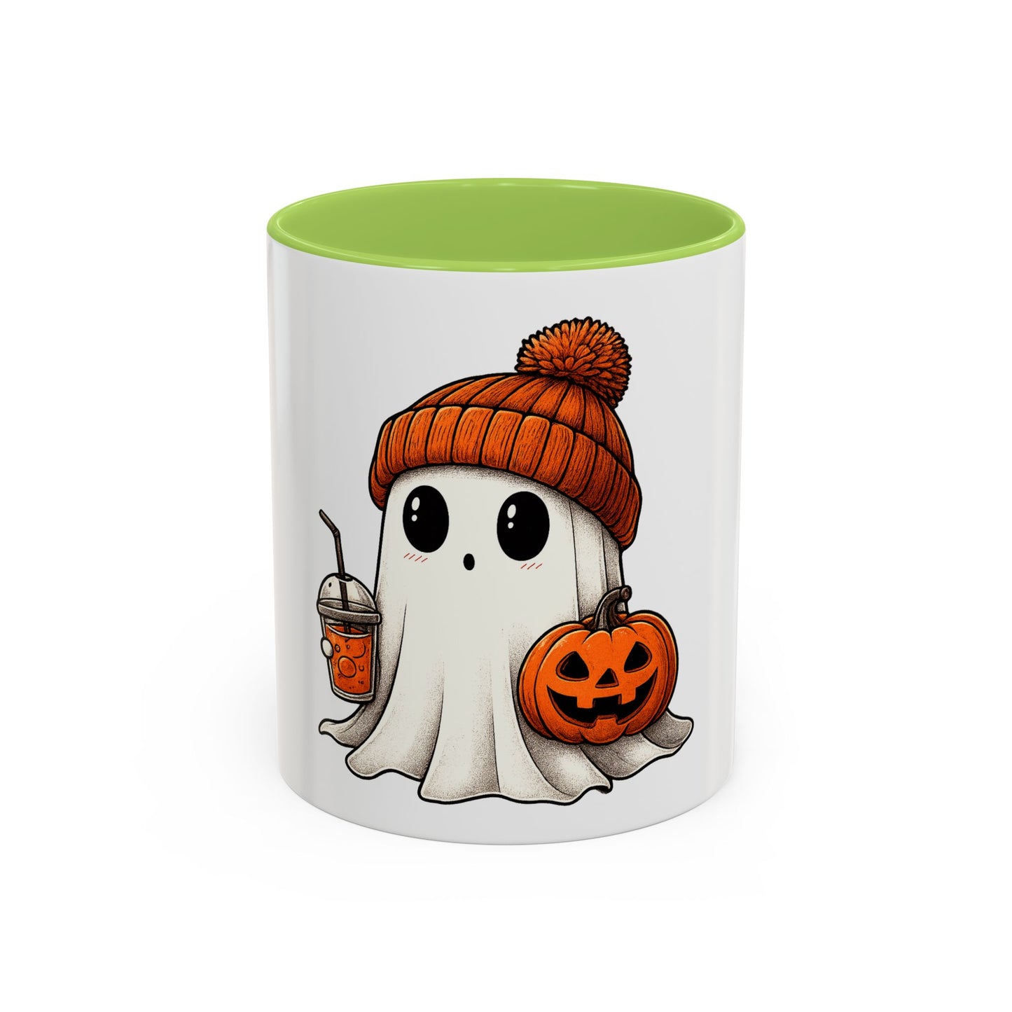 Halloween Ghost Coffee Mug, Funny Mug for Spooky Season, Pumpkin Mug, Gift for Ghost Lovers, Cute Halloween Decor