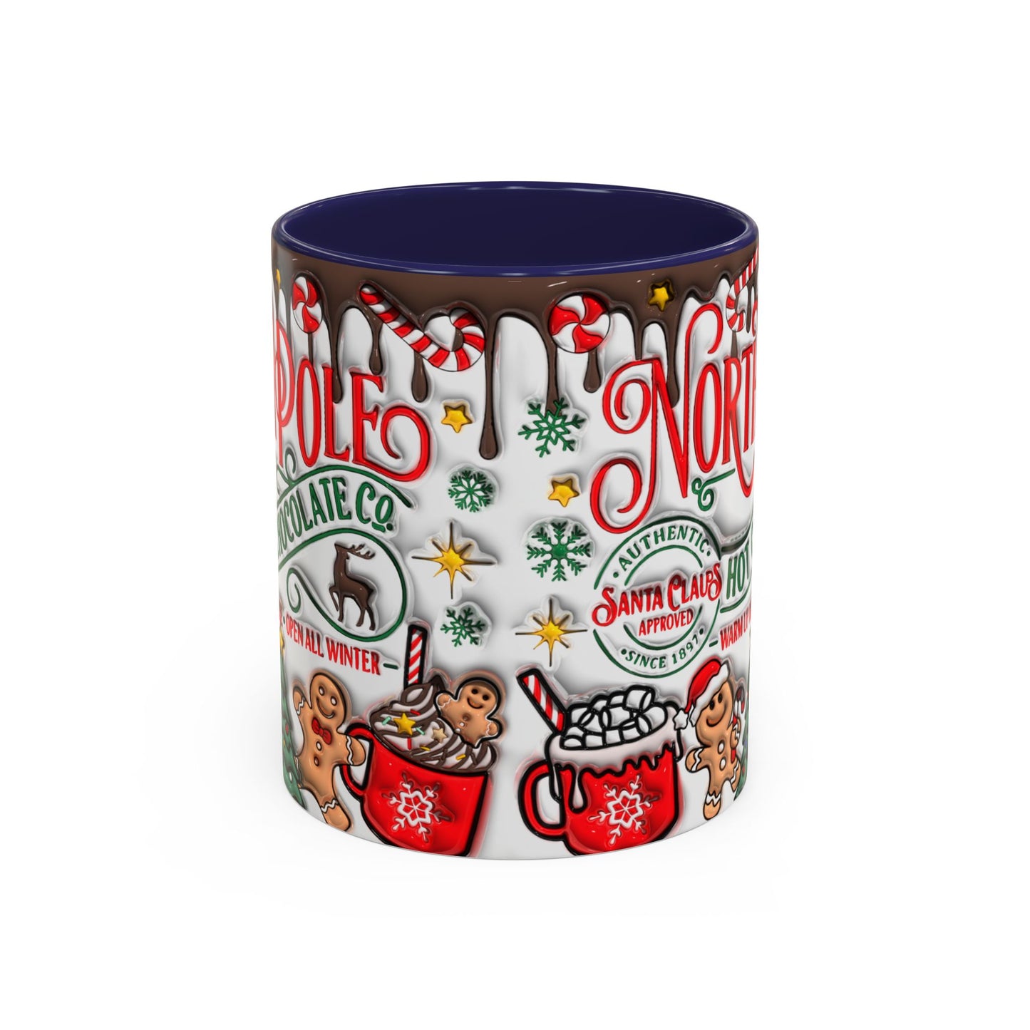 Christmas Accent Coffee Mug (11, 15oz)