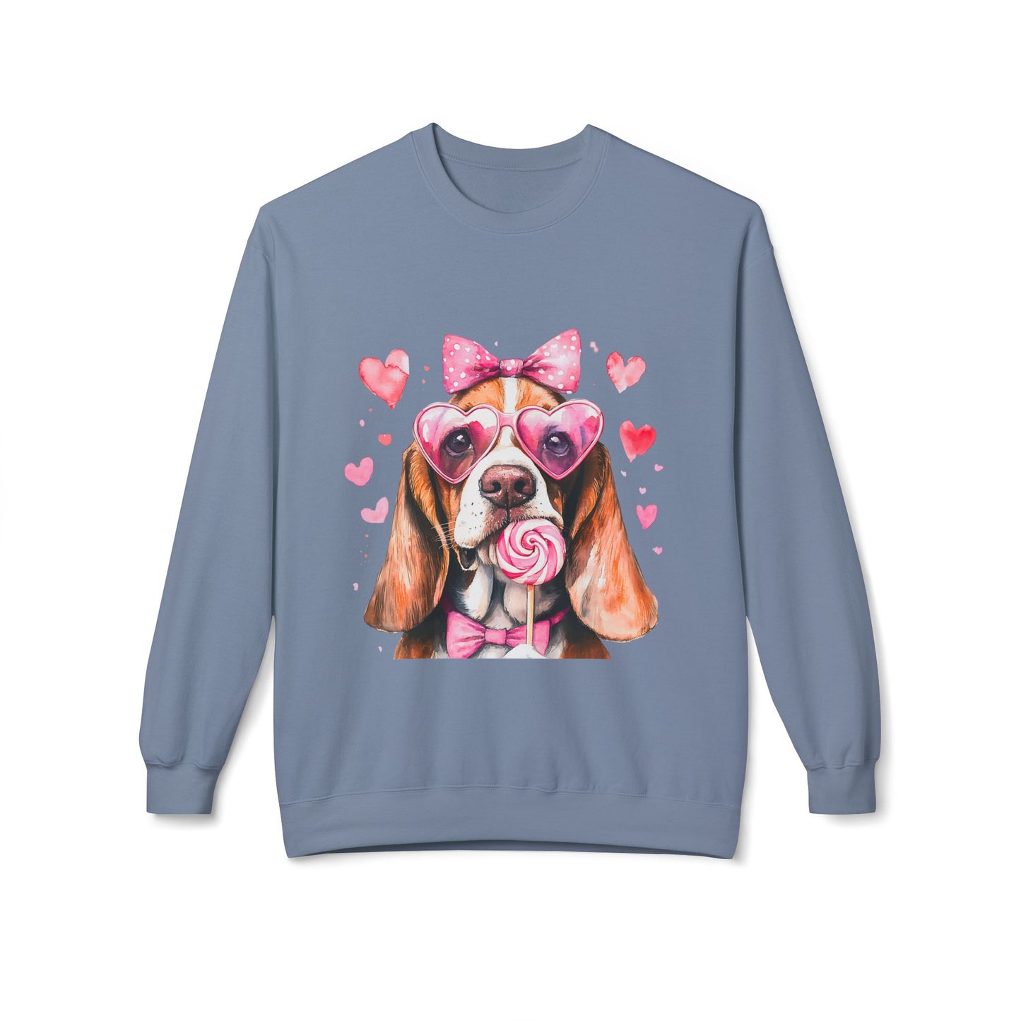 Valentines Unisex Midweight Softstyle Fleece Crewneck Sweatshirt