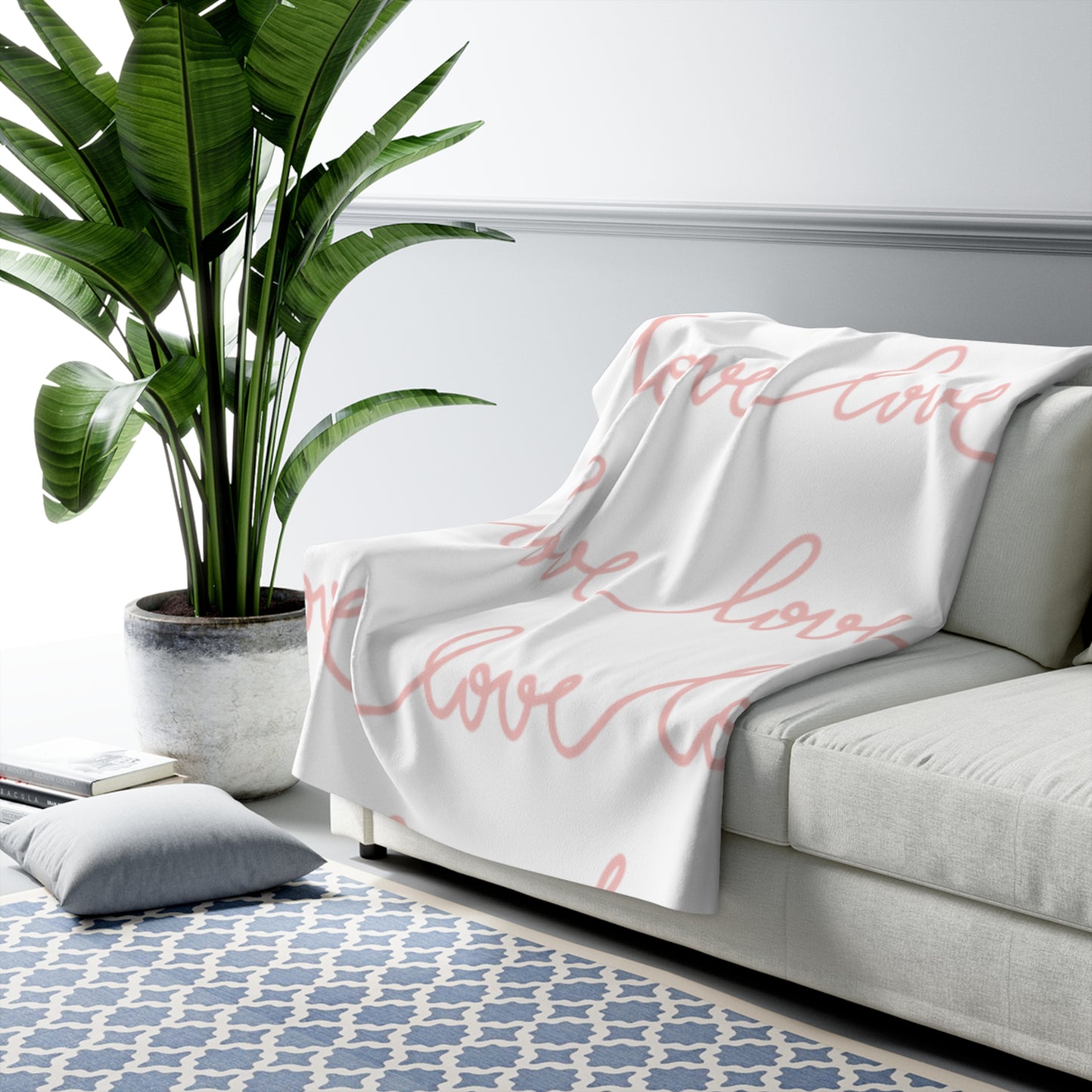 Valentines Sherpa Fleece Blanket