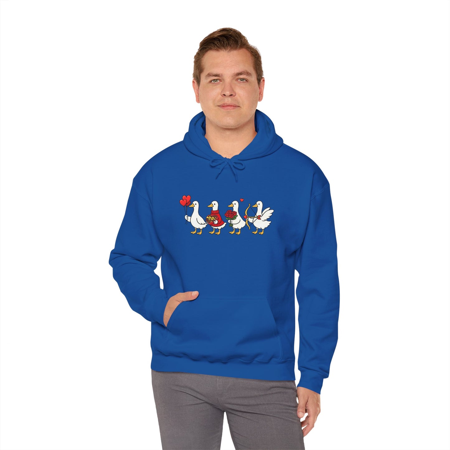 Cute Duck Family Hoodie — Whimsical Springtime Birds Pullover