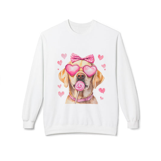 Valentines Unisex Midweight Softstyle Fleece Crewneck Sweatshirt
