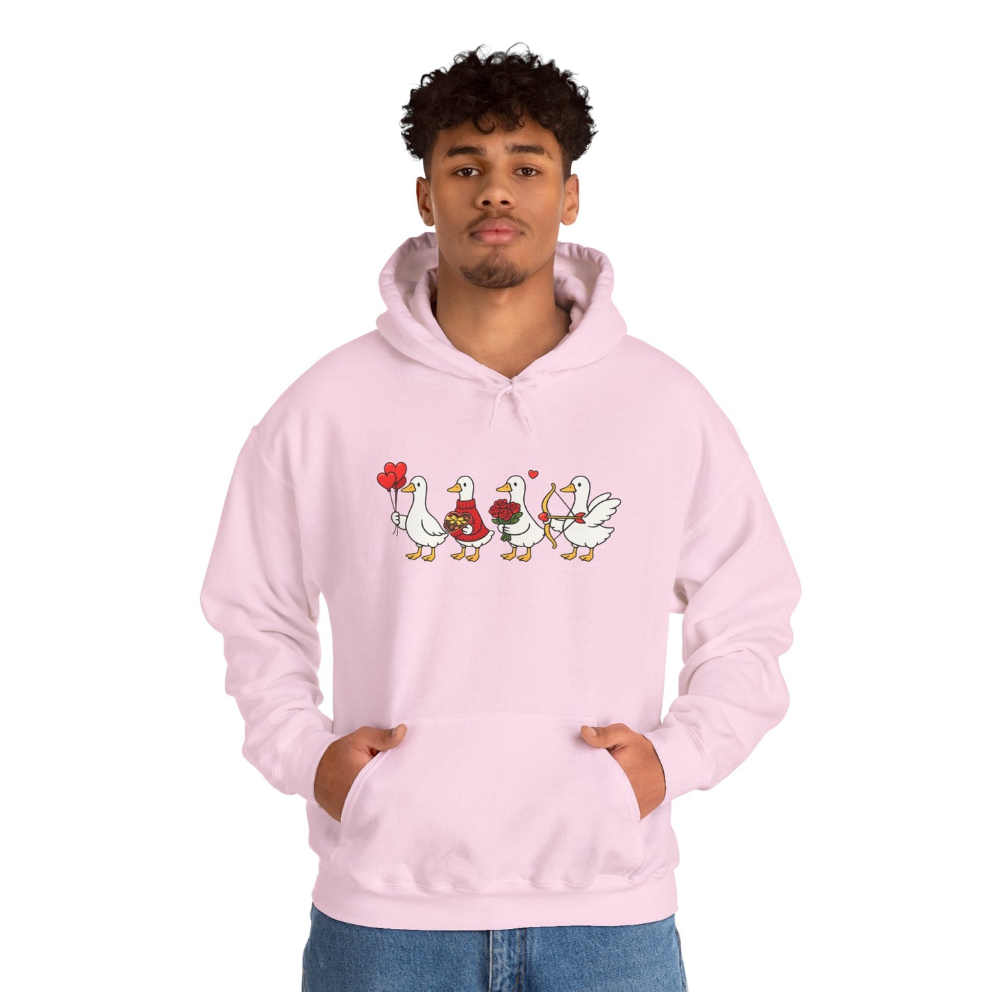 Cute Duck Family Hoodie — Whimsical Springtime Birds Pullover
