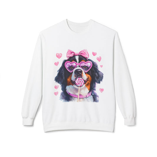 Valentines Unisex Midweight Softstyle Fleece Crewneck Sweatshirt