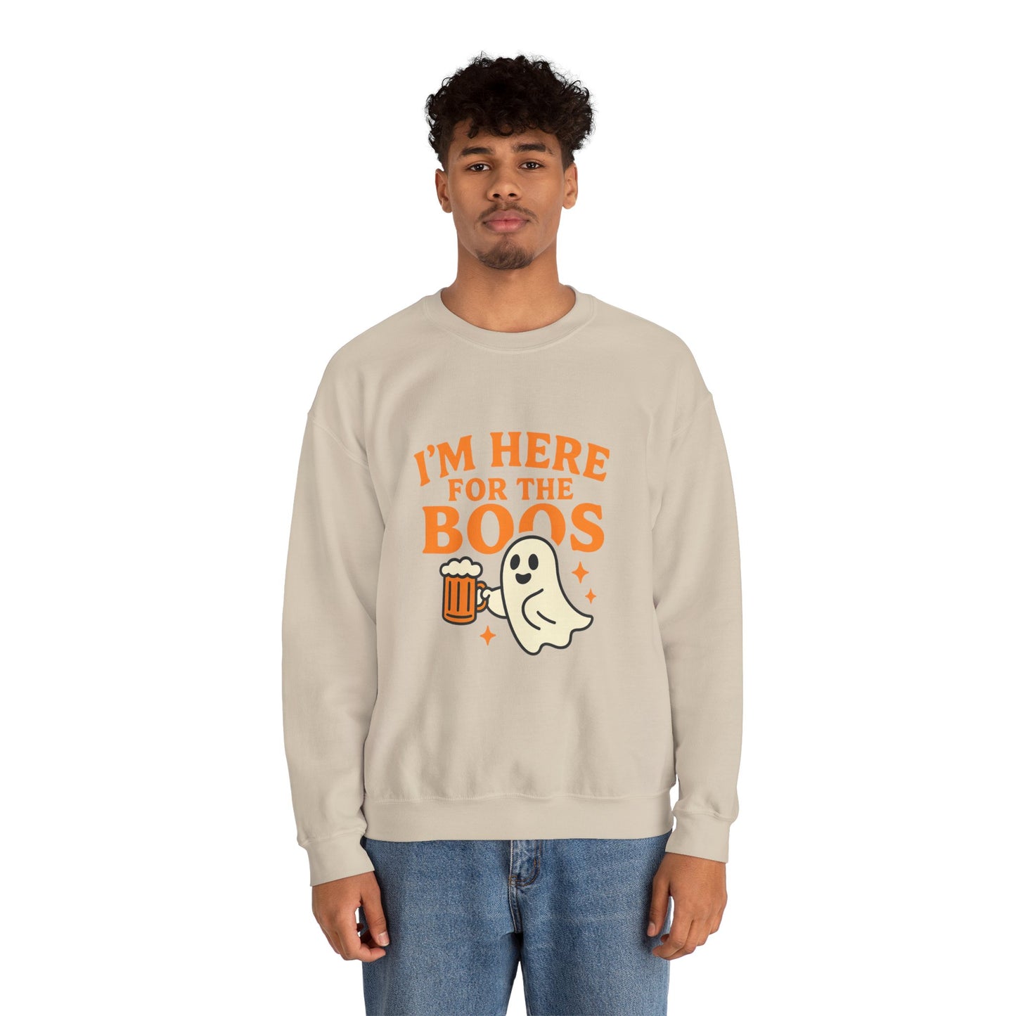 Halloween Spirit Crewneck Sweatshirt - Cozy Ghost Design for Fall Fun, Unisex Sweatshirt, Spooktacular Gift, Halloween Party Wear, [...]