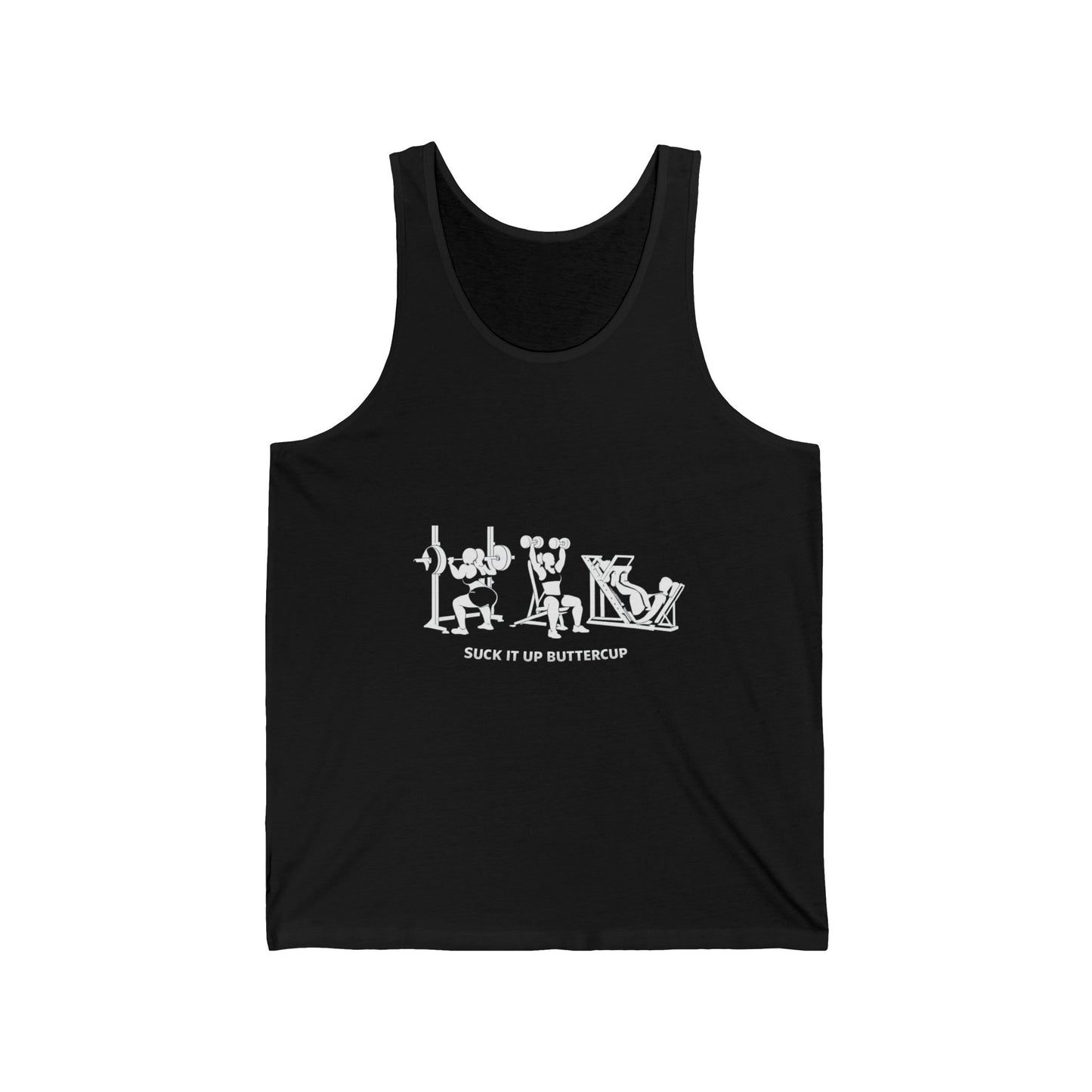 Tank Top — 'Suck It Up Buttercup' Bold Retro Lettering Tank