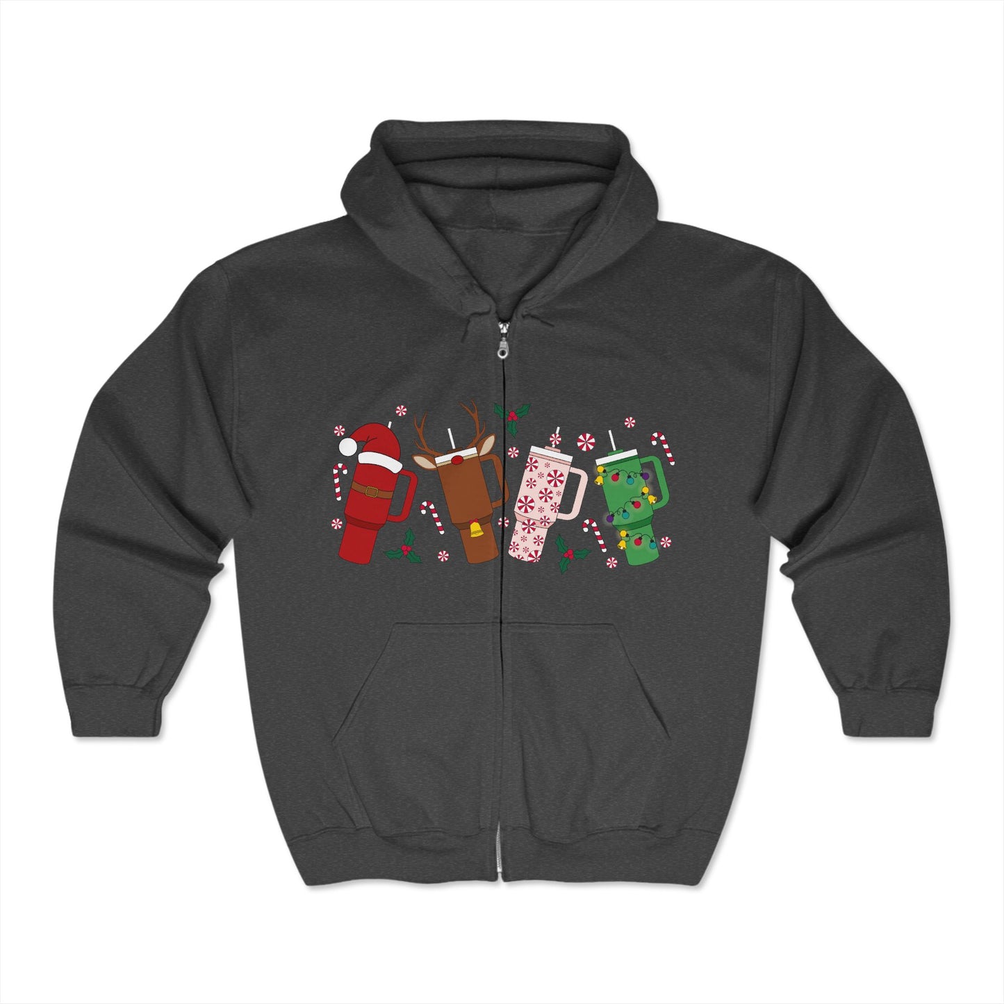 Christmas Unisex Heavy Blend™ Full Zip Hooded Sweatshirt