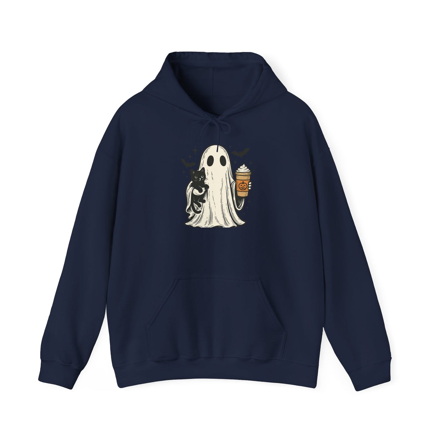 Ghost & Cat Halloween Hoodie, Spooky hoodie , Unisex Cozy Pullover, Fall Wardrobe Essential, Perfect for Halloween Celebrations, [...]