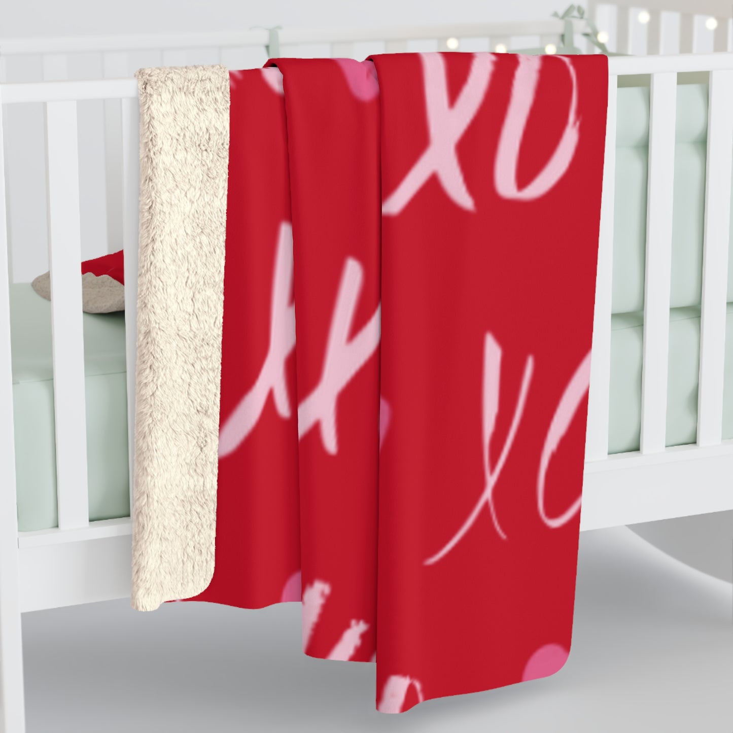 Valentines Sherpa Fleece Blanket