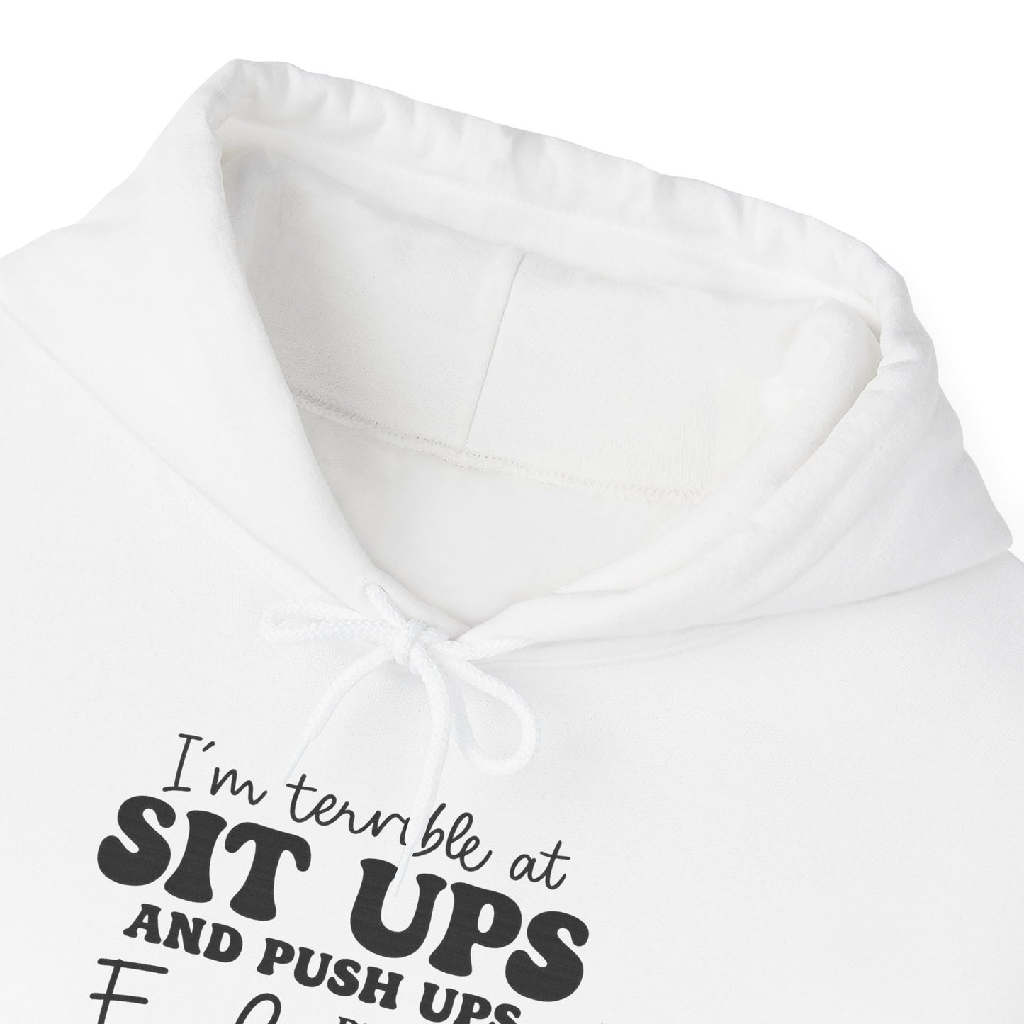 Funny Fitness Sweatshirt, Unisex Hoodie, Workout Gift, Humor Hoodie, Gym Apparel, Casual Wear