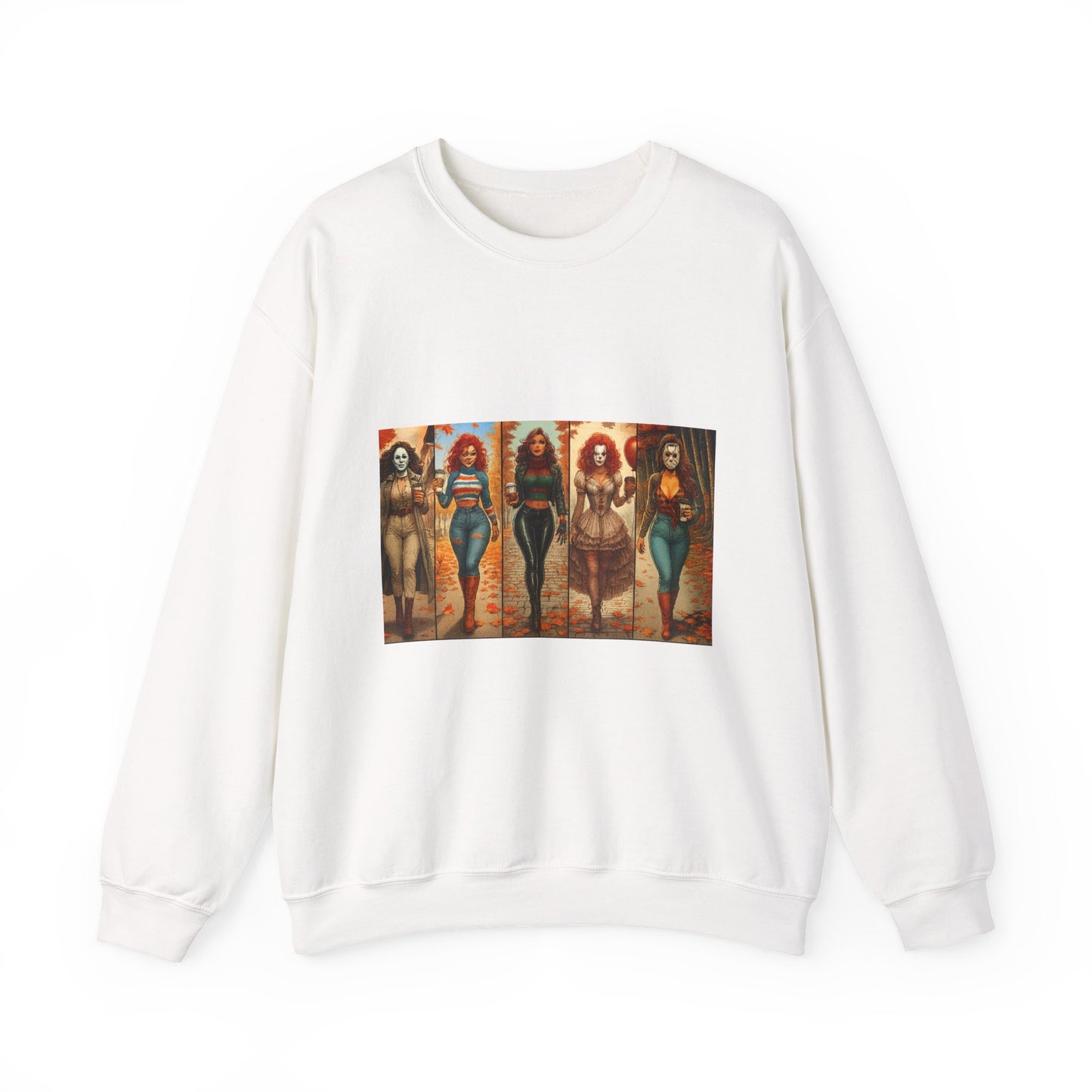 Vibrant Artistic Halloween Sweatshirt, Casual Wear, Graphic Sweatshirt, Cozy Gift for Art Lovers, Unique Fashion Statement, Comfortable [...]