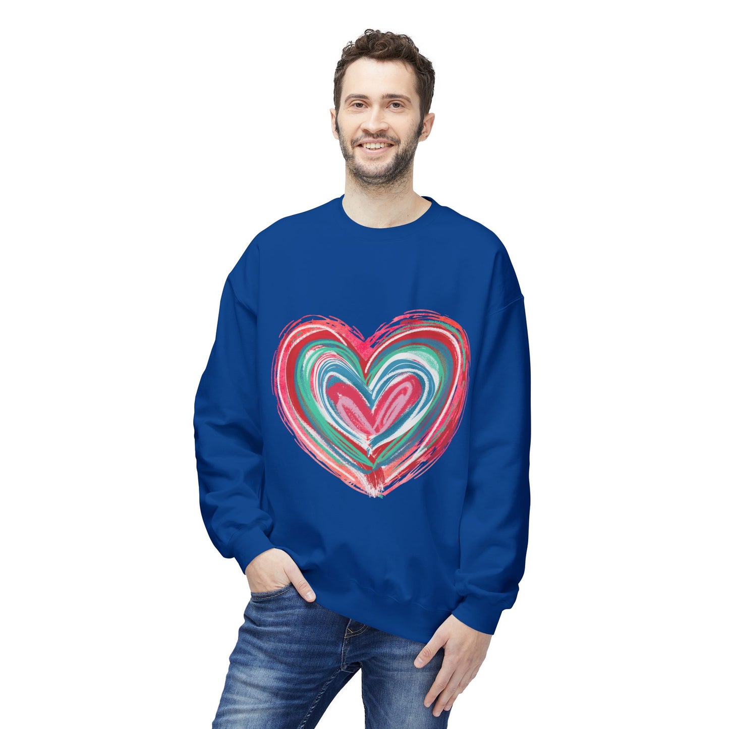 Valentines Unisex Midweight Softstyle Fleece Crewneck Sweatshirt