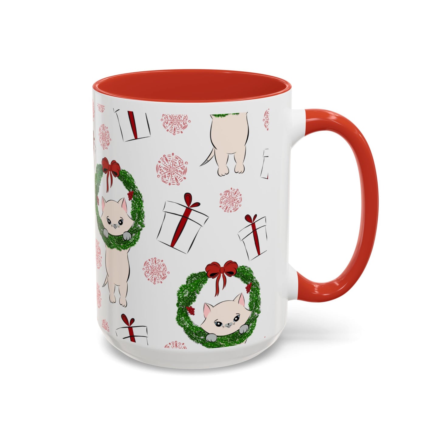 Christmas Accent Coffee Mug (11, 15oz)
