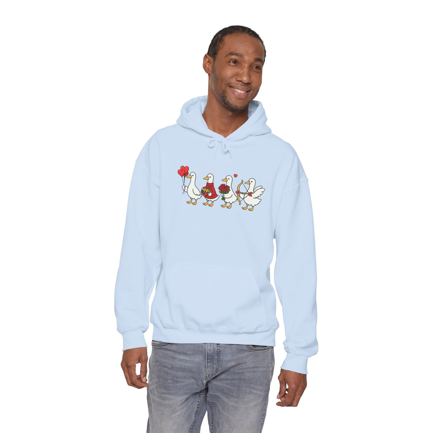 Cute Duck Family Hoodie — Whimsical Springtime Birds Pullover