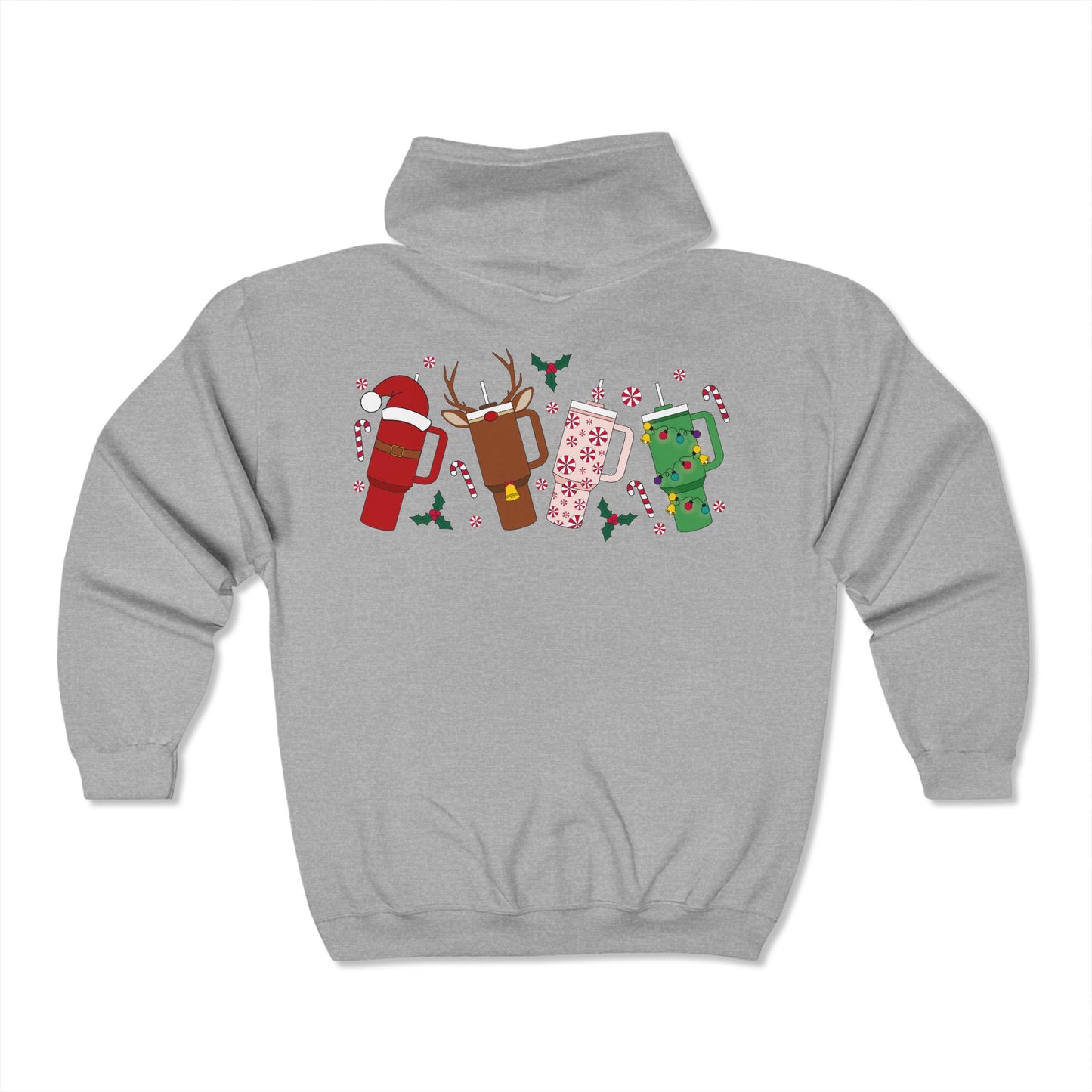 Christmas Unisex Heavy Blend™ Full Zip Hooded Sweatshirt