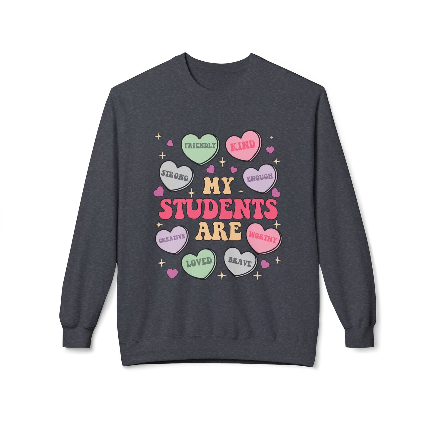 Valentines Unisex Midweight Softstyle Fleece Crewneck Sweatshirt