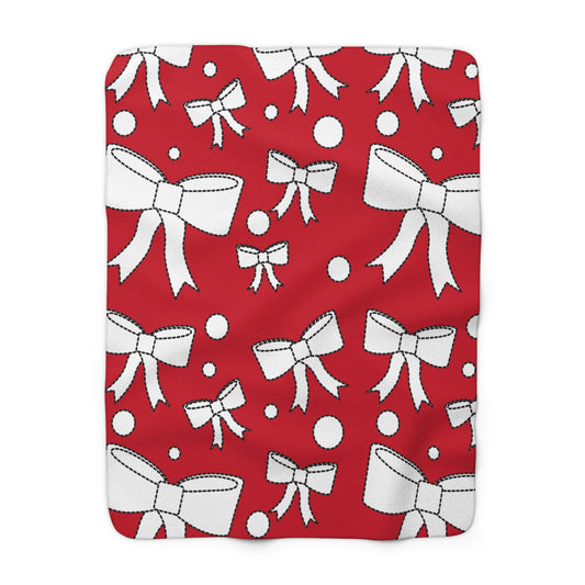 Christmas Bow Blanket