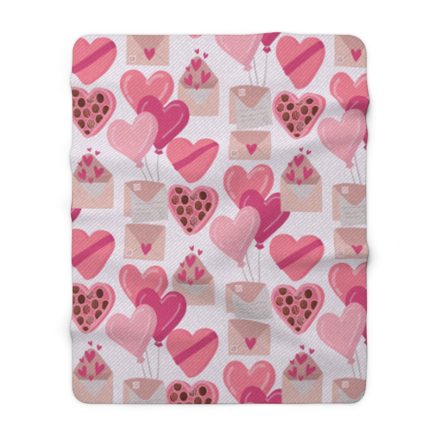 Valentines Sherpa Fleece Blanket