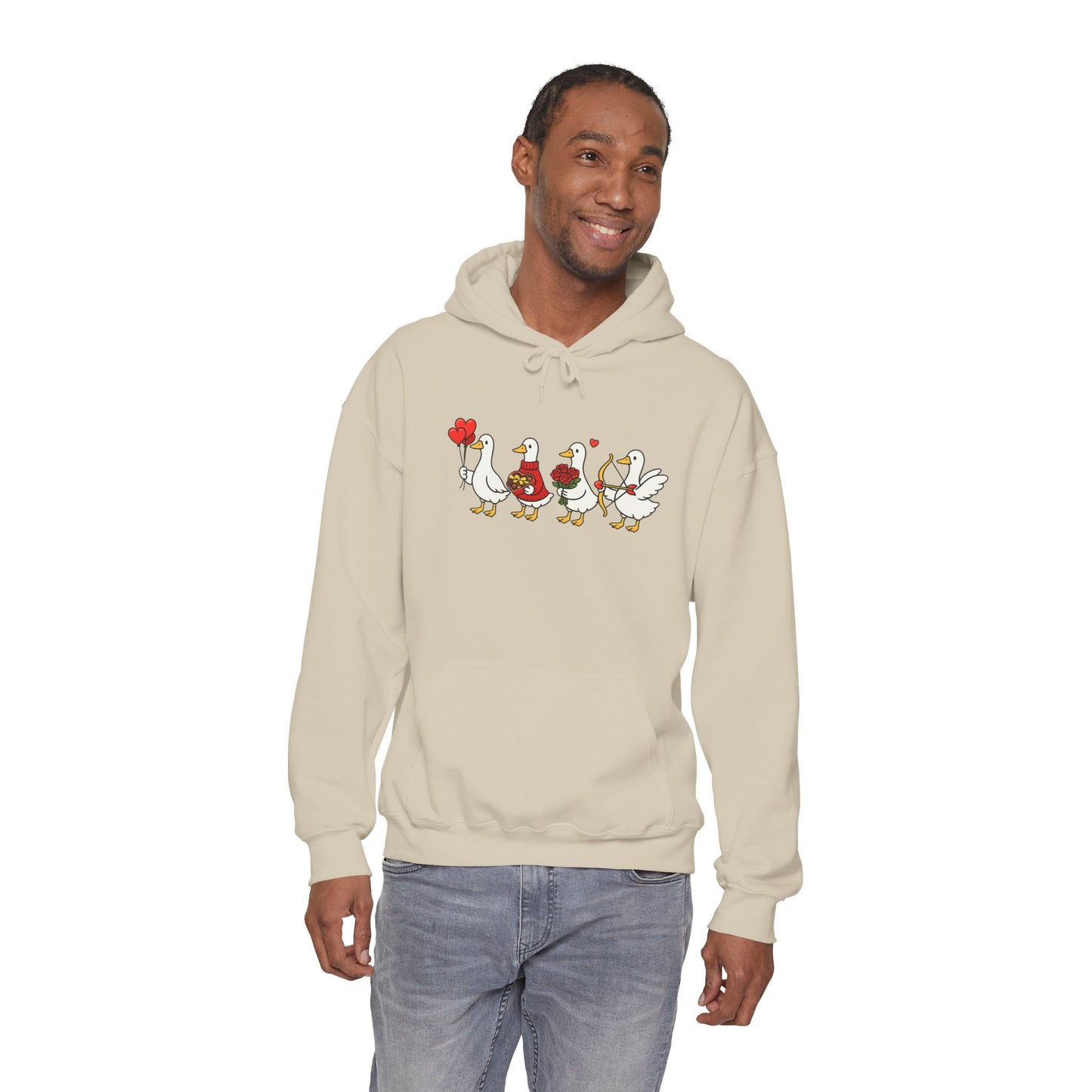Cute Duck Family Hoodie — Whimsical Springtime Birds Pullover