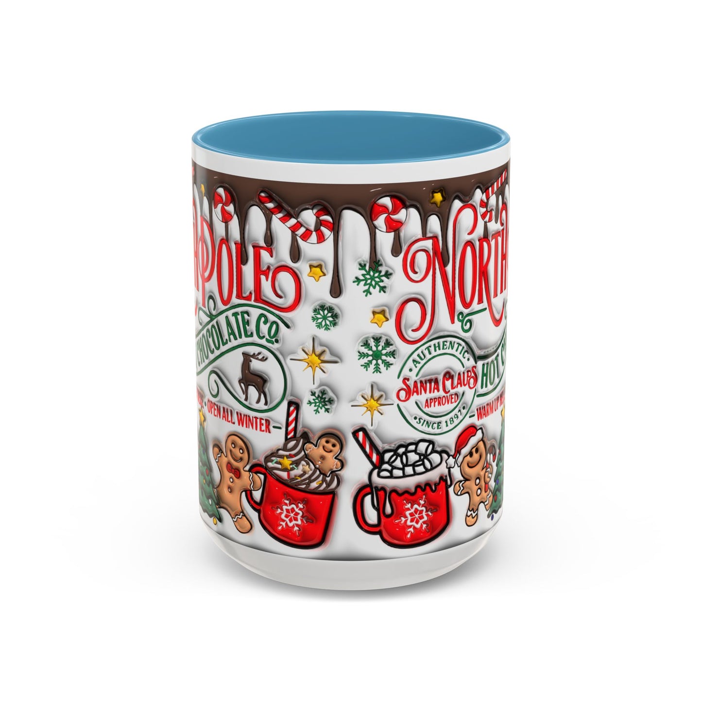 Christmas Accent Coffee Mug (11, 15oz)