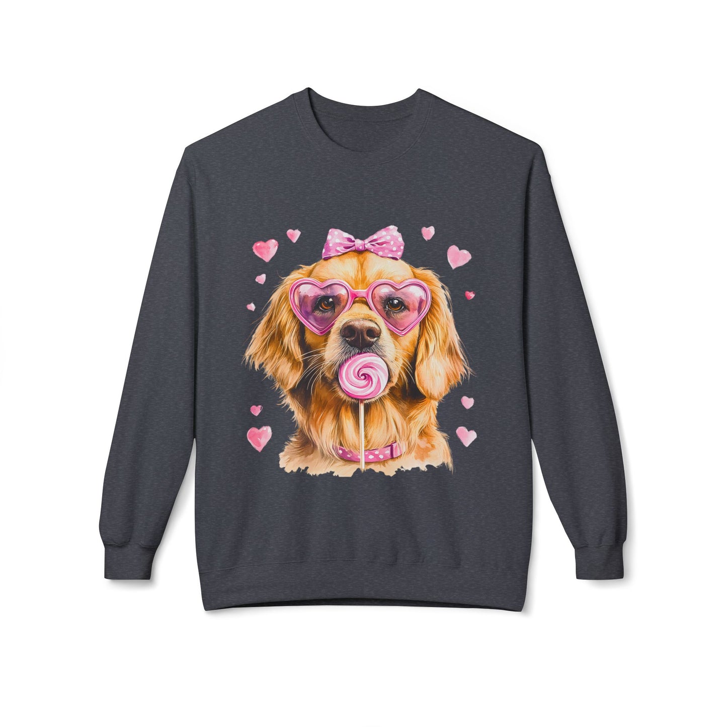 Valentines Unisex Midweight Softstyle Fleece Crewneck Sweatshirt