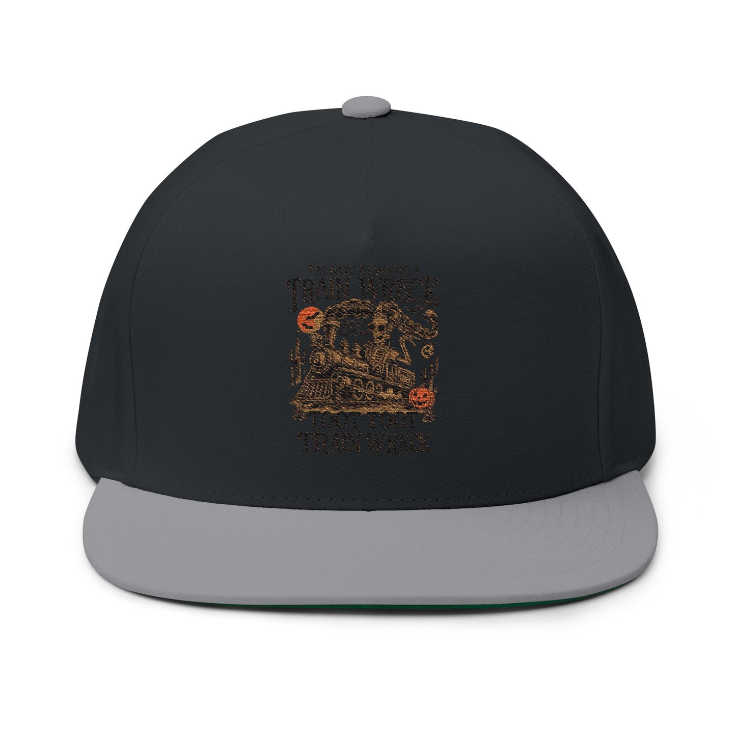 Embroidered Train Wreck Flat Bill Cap, Fun Hat for Casual Outings, Great for Outdoor Events, Unique Gift for Cap Lovers, Perfect for [...]