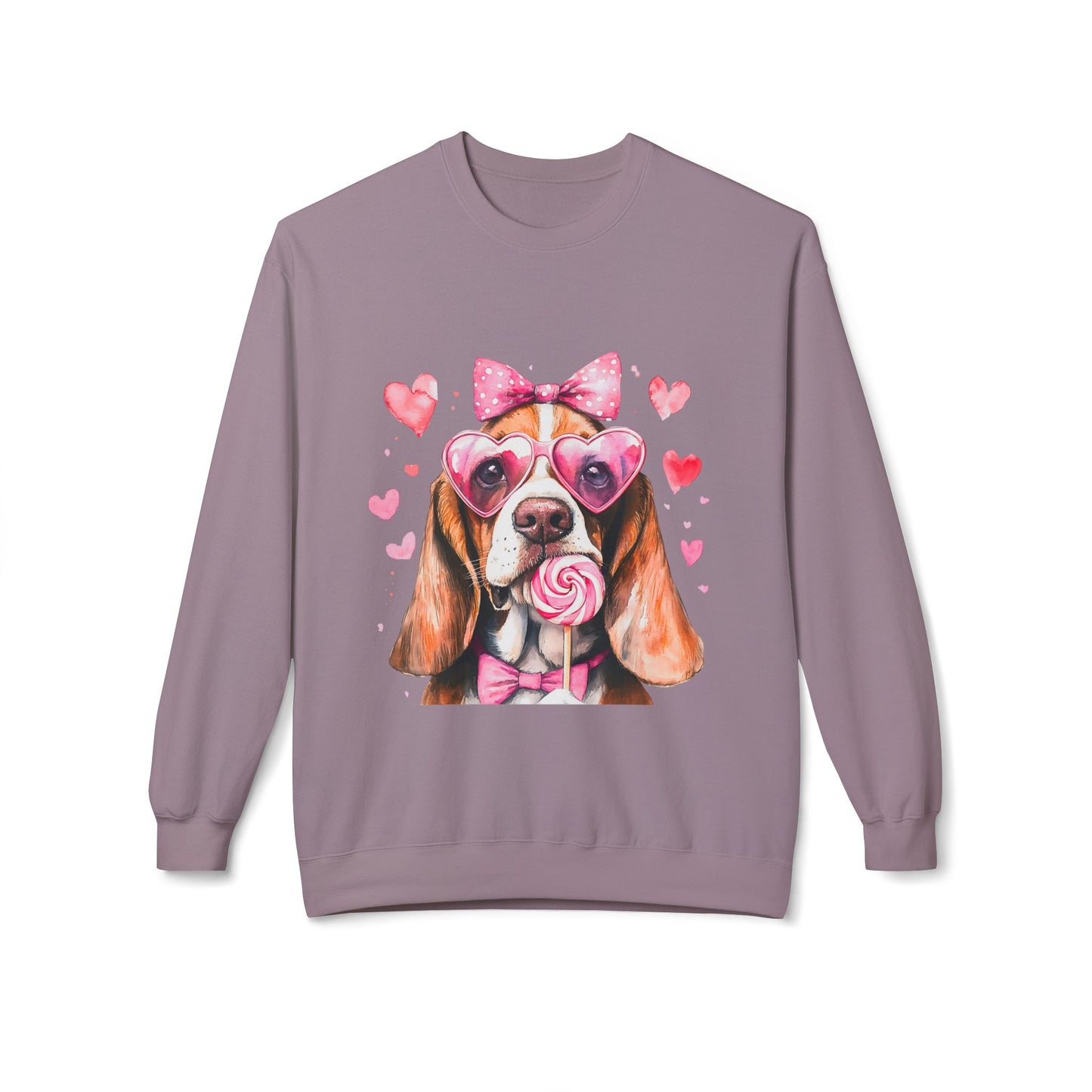 Valentines Unisex Midweight Softstyle Fleece Crewneck Sweatshirt