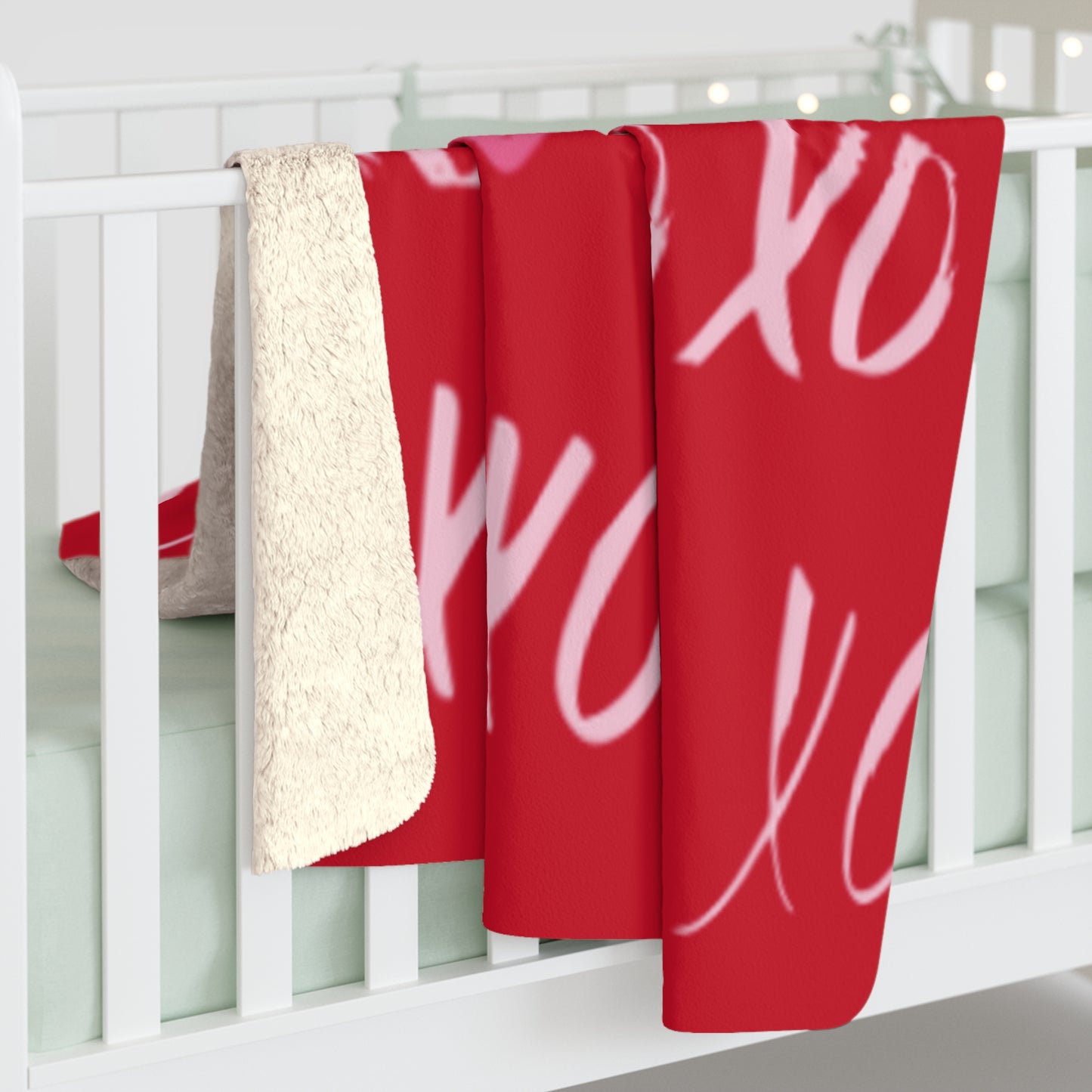Valentines Sherpa Fleece Blanket
