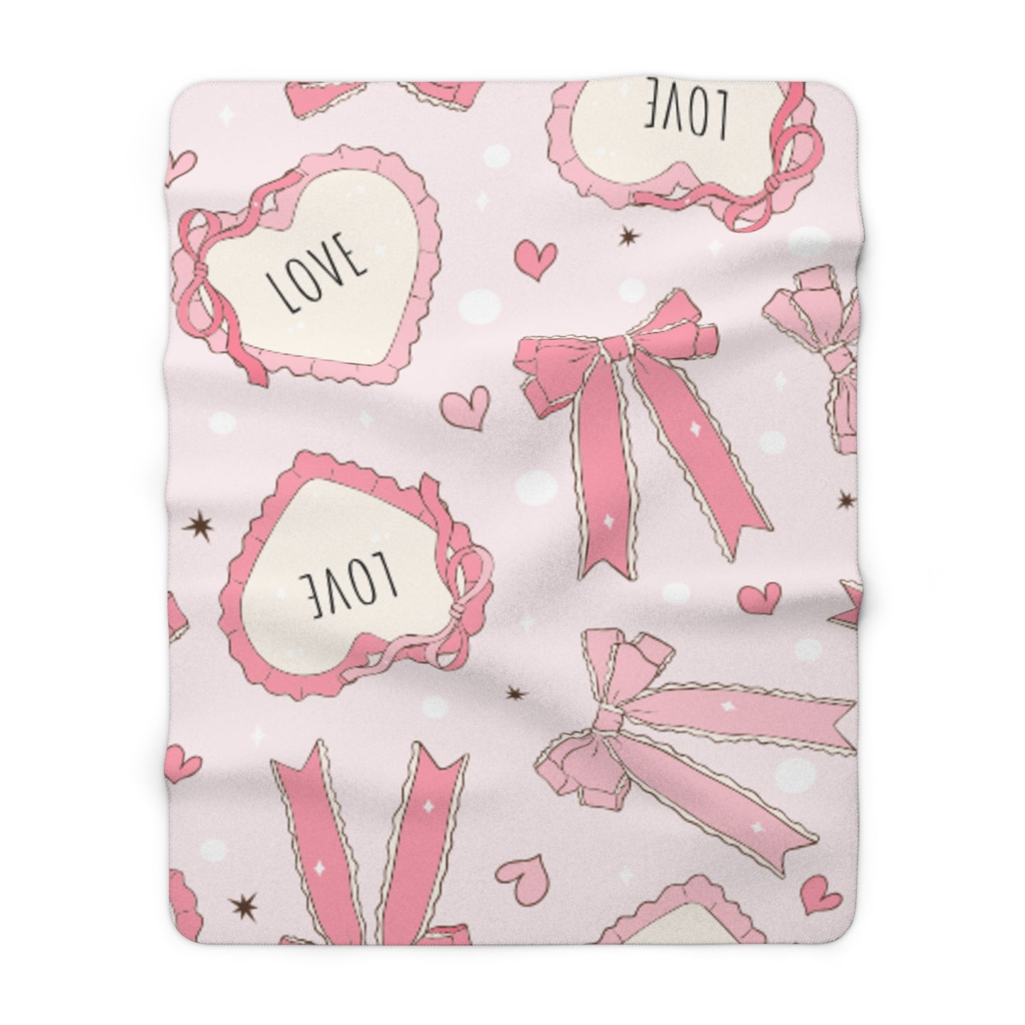 Valentines Sherpa Fleece Blanket
