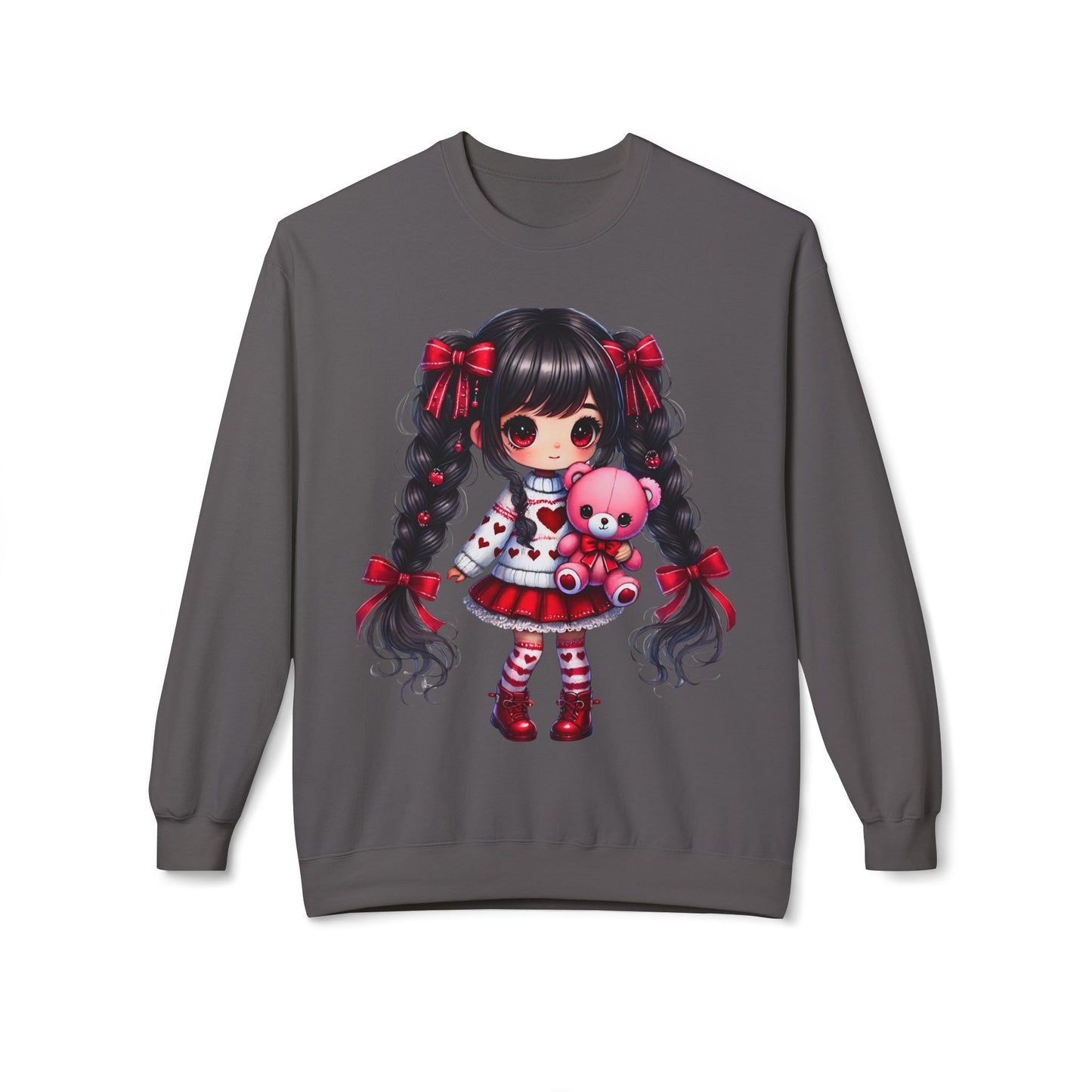 Valentines Unisex Midweight Softstyle Fleece Crewneck Sweatshirt