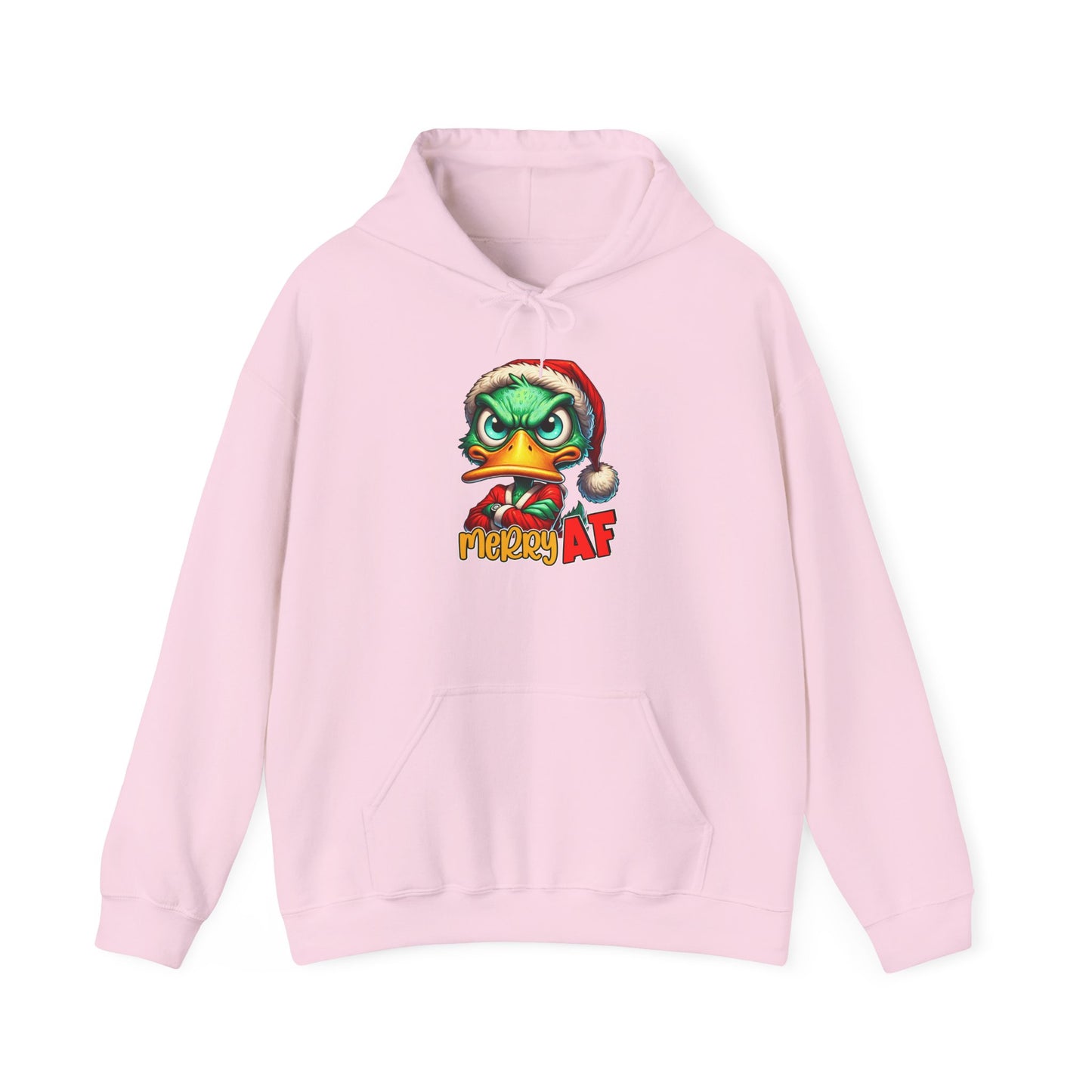 Festive Grinch Hoodie | Merry AF Gift for Christmas, Unisex Sweatshirt, Holiday Apparel, Cozy Sweatshirt, Grinch Lovers