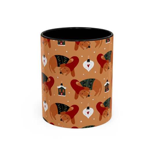Christmas Accent Coffee Mug (11, 15oz)
