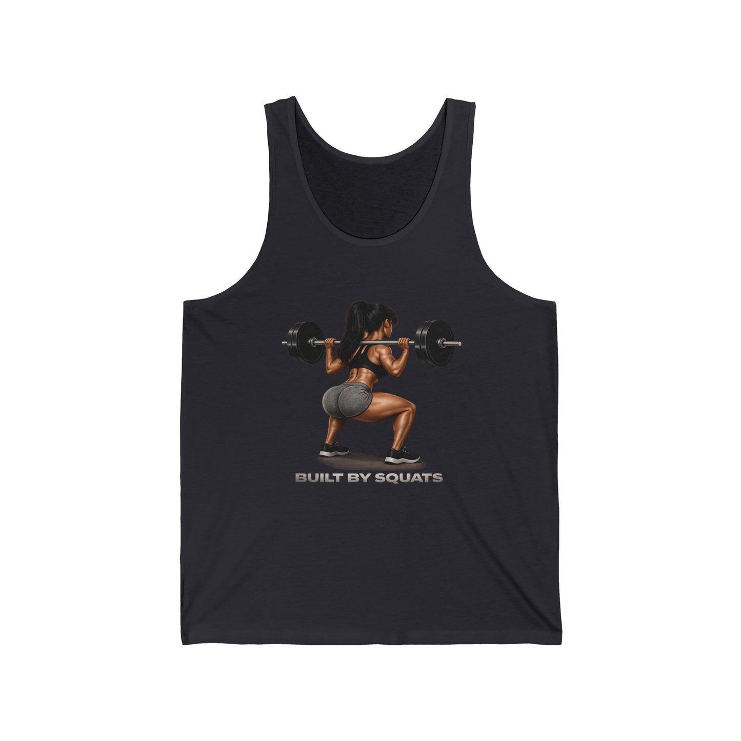 Built by Squats Tank Top — Women's Weightlifting Gym Tank