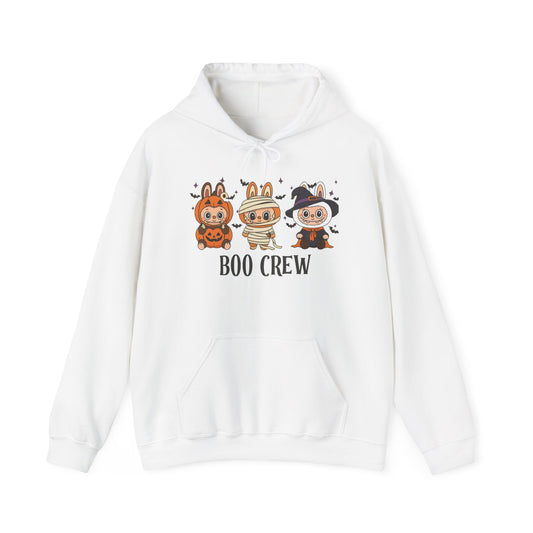 Boo Crew Halloween Unisex Hoodie, Cute Monster Costume, Spooky Vibes, Fall Fashion