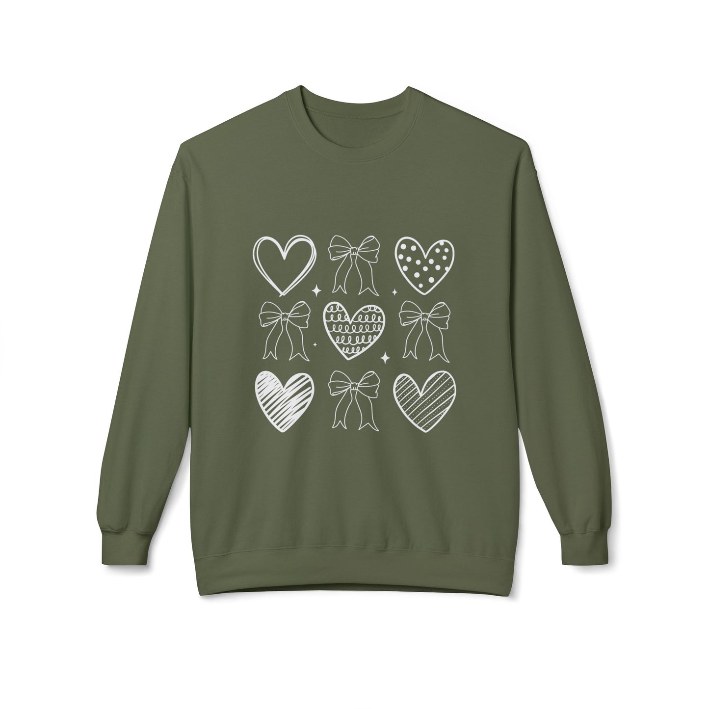 Valentines Unisex Midweight Softstyle Fleece Crewneck Sweatshirt