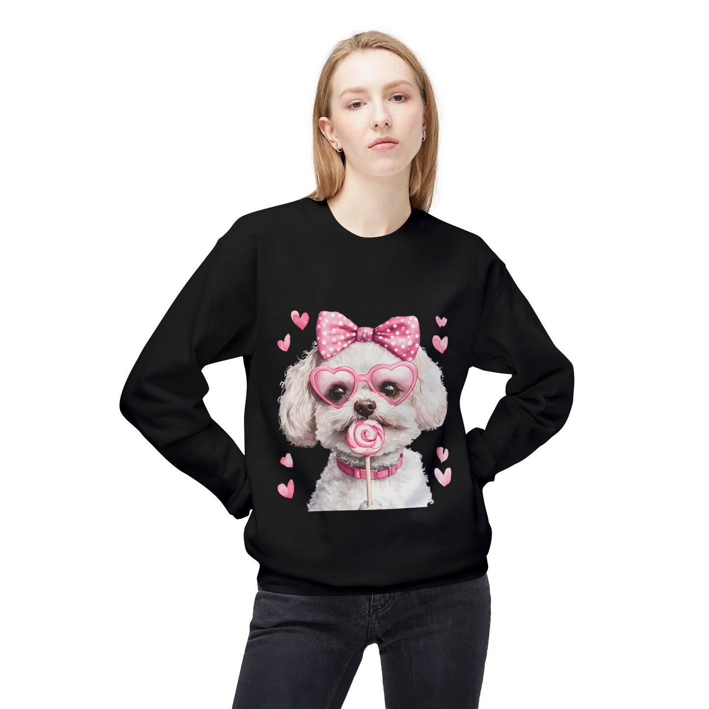 Valentines Unisex Midweight Softstyle Fleece Crewneck Sweatshirt