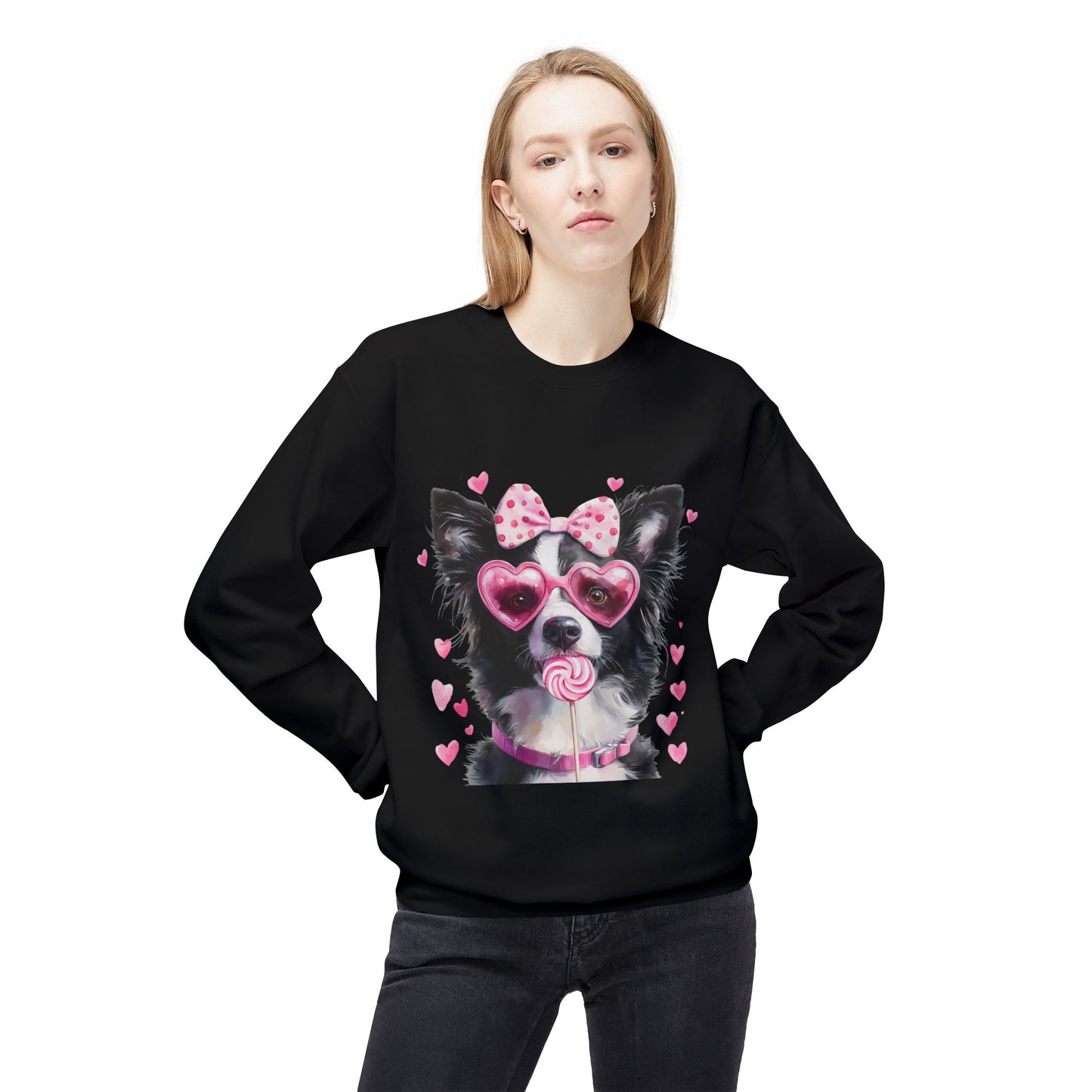 Valentines Unisex Midweight Softstyle Fleece Crewneck Sweatshirt