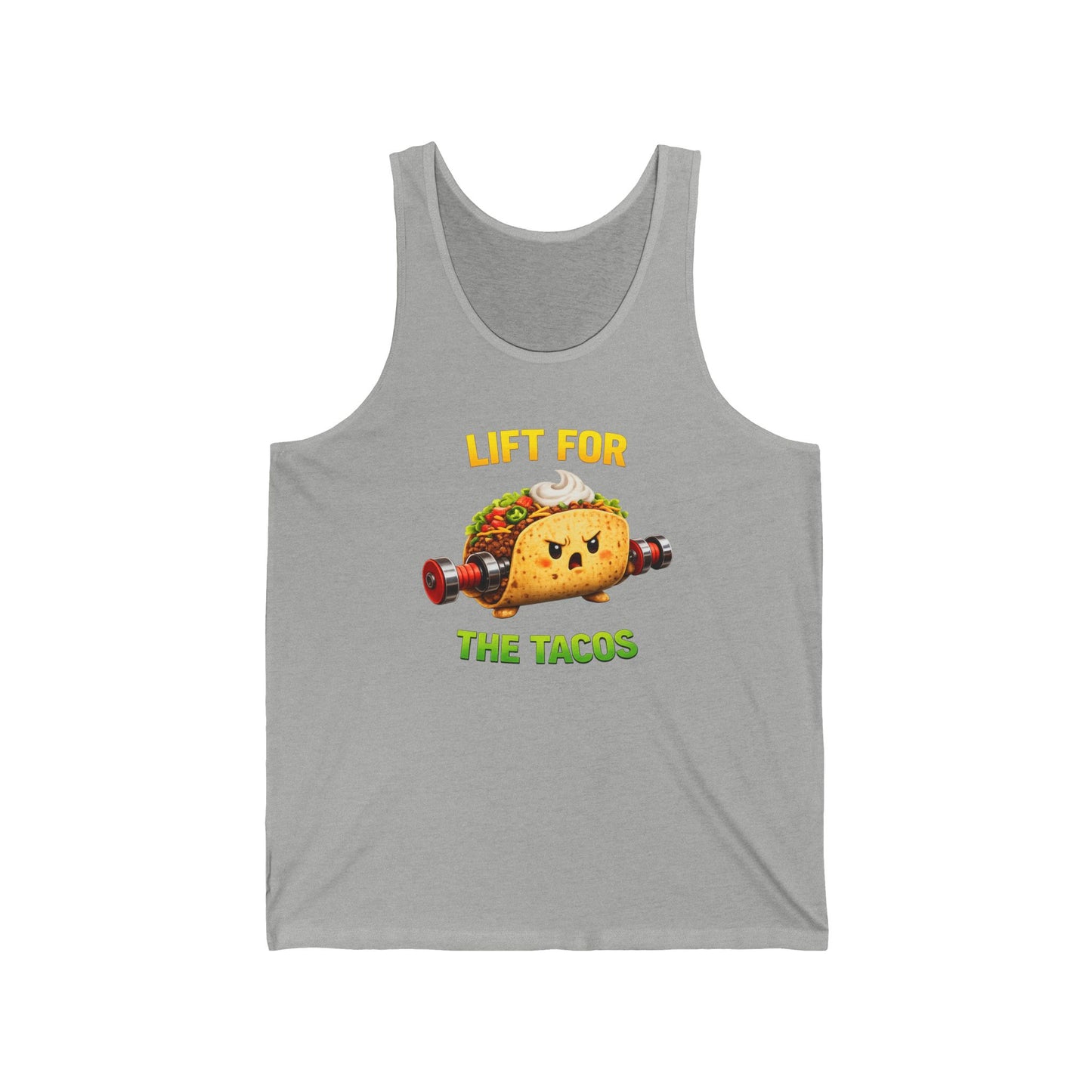 Lift for the Tacos Tank Top — Funny Gym Taco Workout Tank