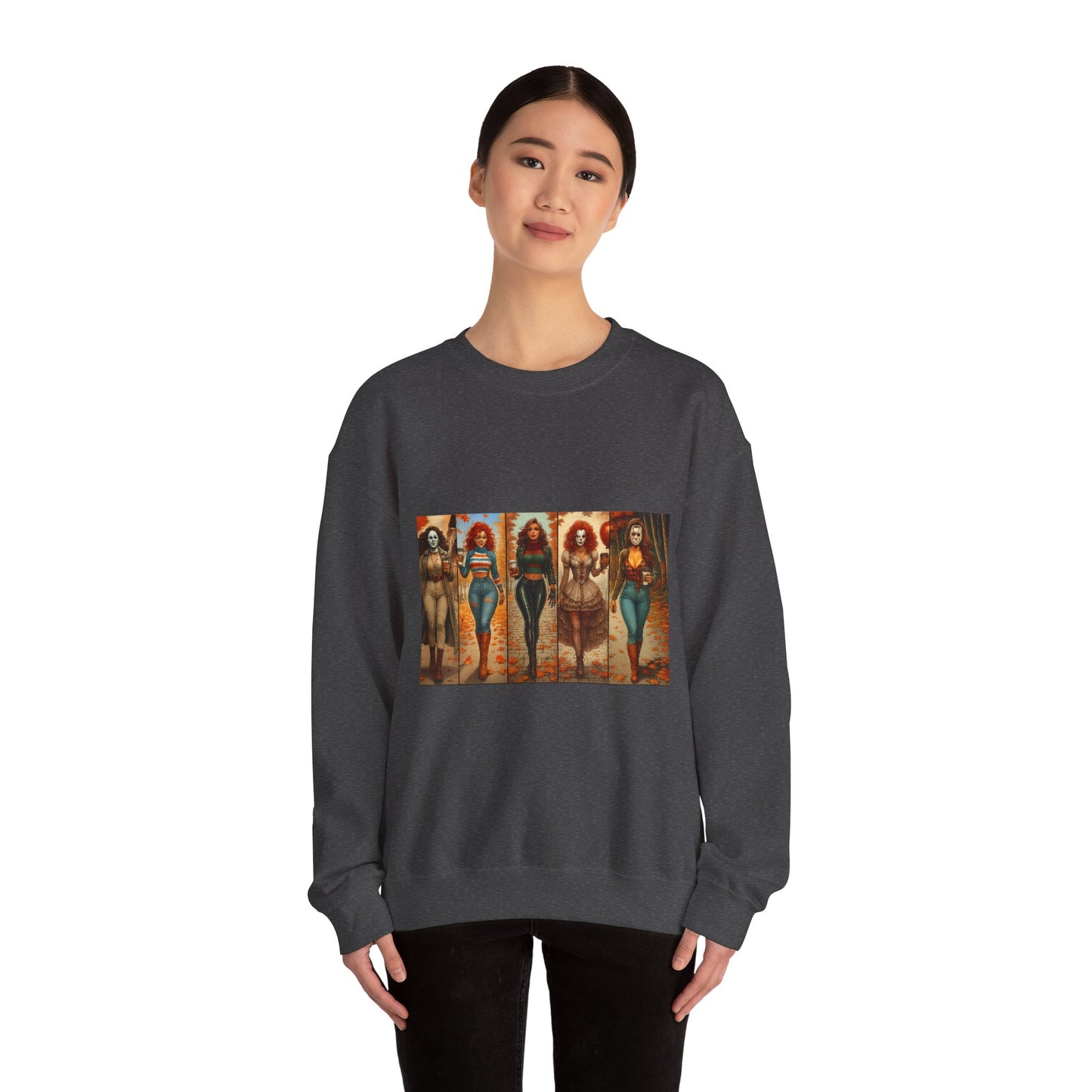 Vibrant Artistic Halloween Sweatshirt, Casual Wear, Graphic Sweatshirt, Cozy Gift for Art Lovers, Unique Fashion Statement, Comfortable [...]