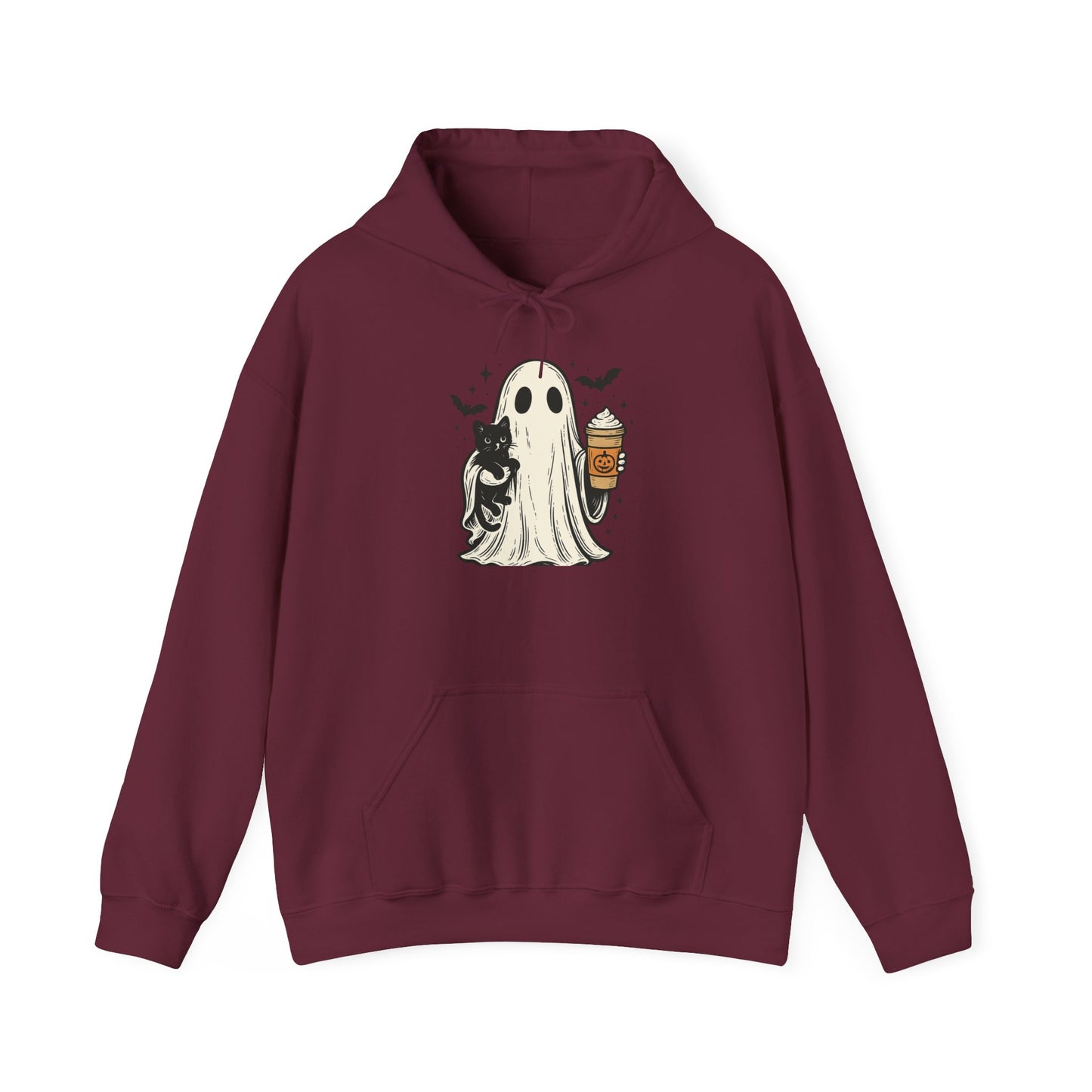 Ghost & Cat Halloween Hoodie, Spooky hoodie , Unisex Cozy Pullover, Fall Wardrobe Essential, Perfect for Halloween Celebrations, [...]