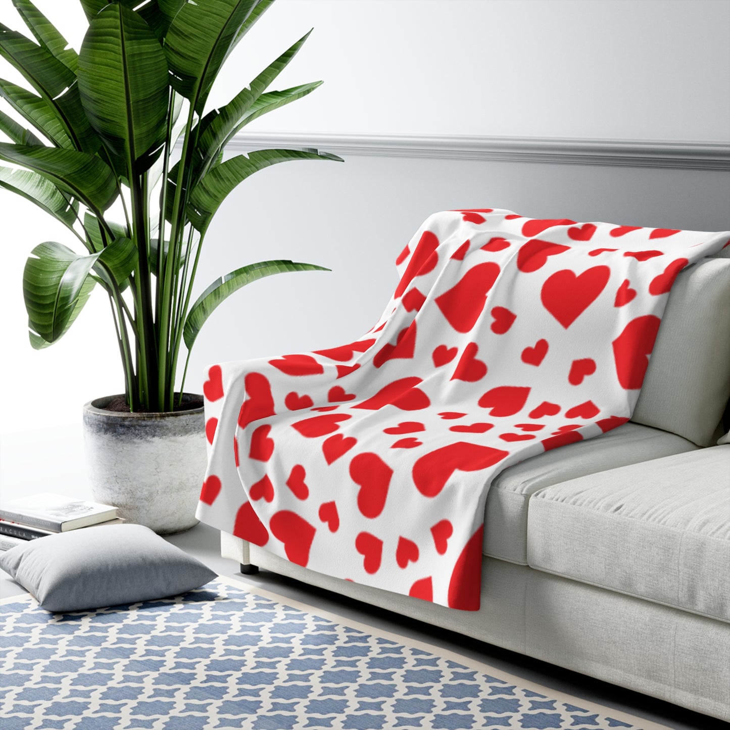 Valentines Sherpa Fleece Blanket