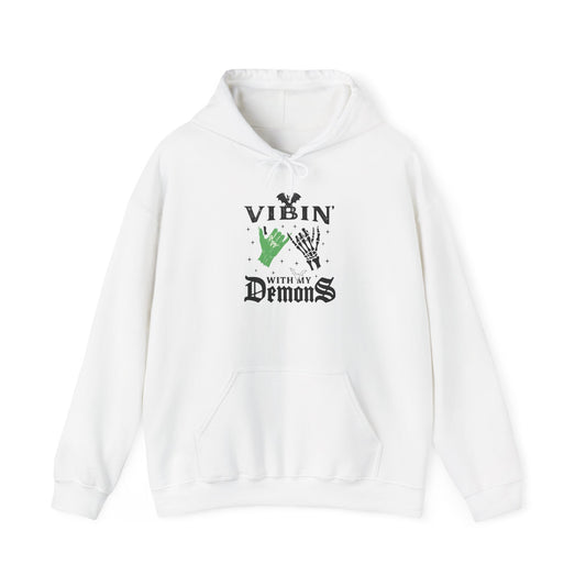 Vibin' With My Demons Unisex Hooded Hoodie, Cozy Gothic Hoodie, Casual Hoodie, Perfect for Halloween, Gift for Spooky Lovers, [...]