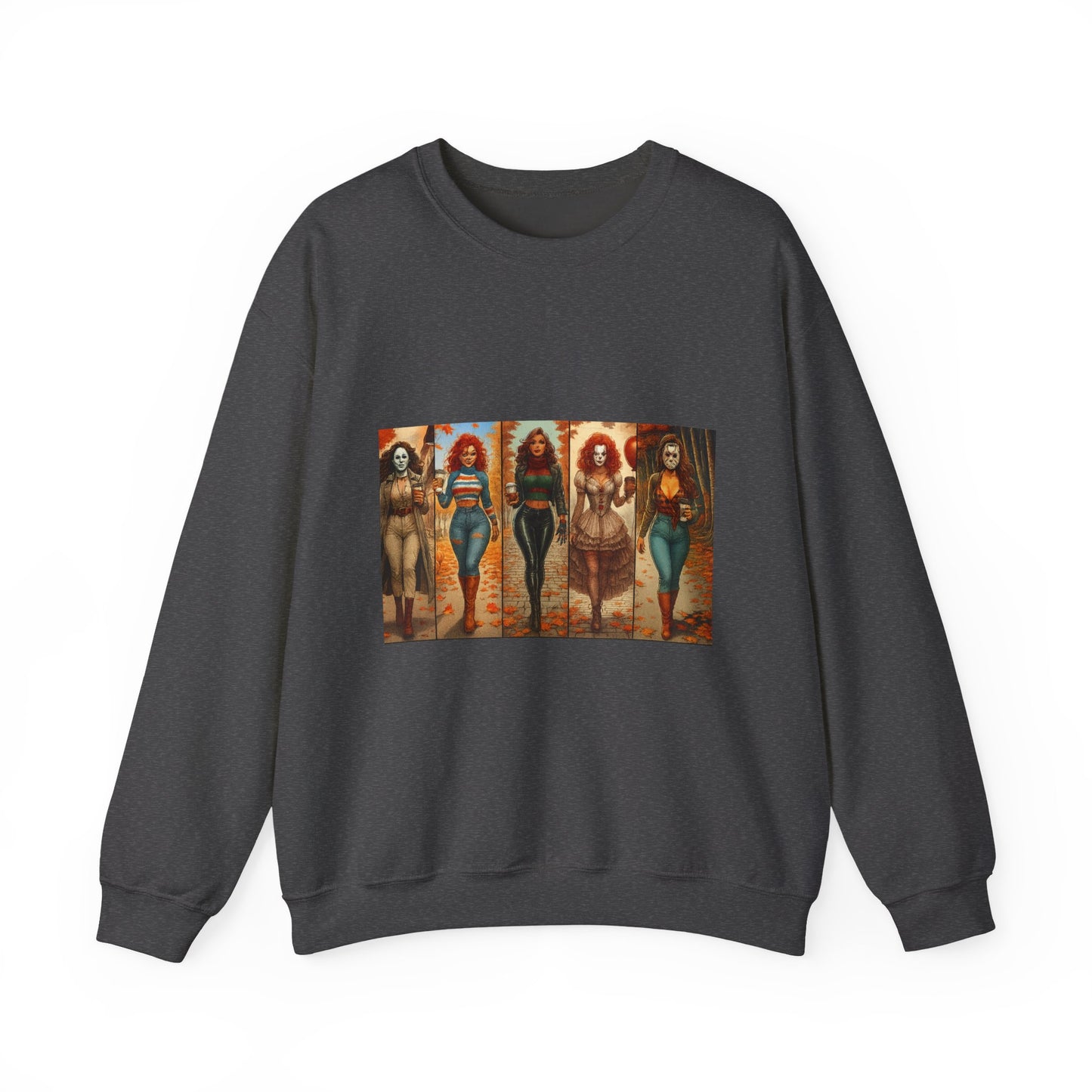 Vibrant Artistic Halloween Sweatshirt, Casual Wear, Graphic Sweatshirt, Cozy Gift for Art Lovers, Unique Fashion Statement, Comfortable [...]