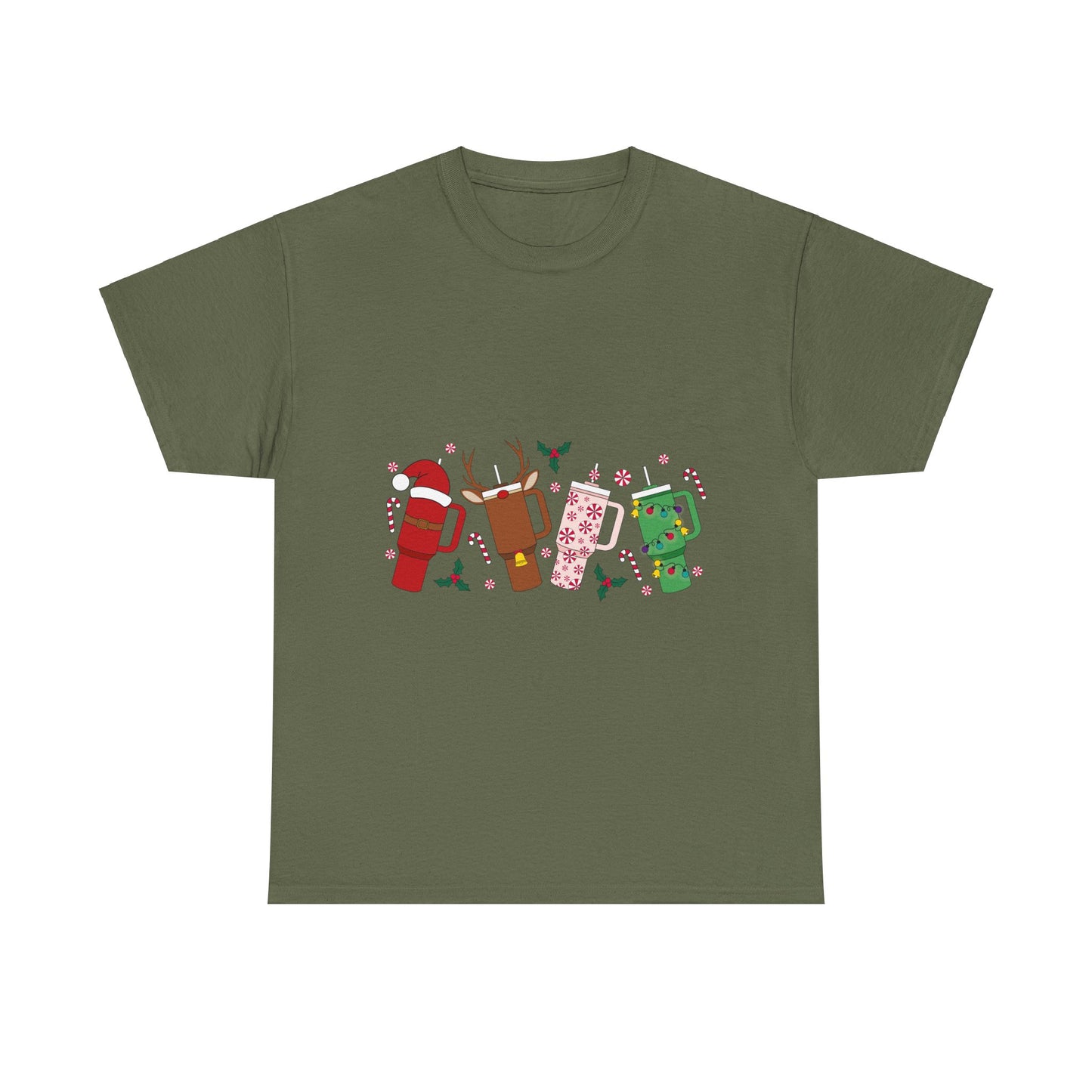 Christmas Unisex Garment-dyed Long Sleeve T-ShirtUnisex Heavy Cotton Tee