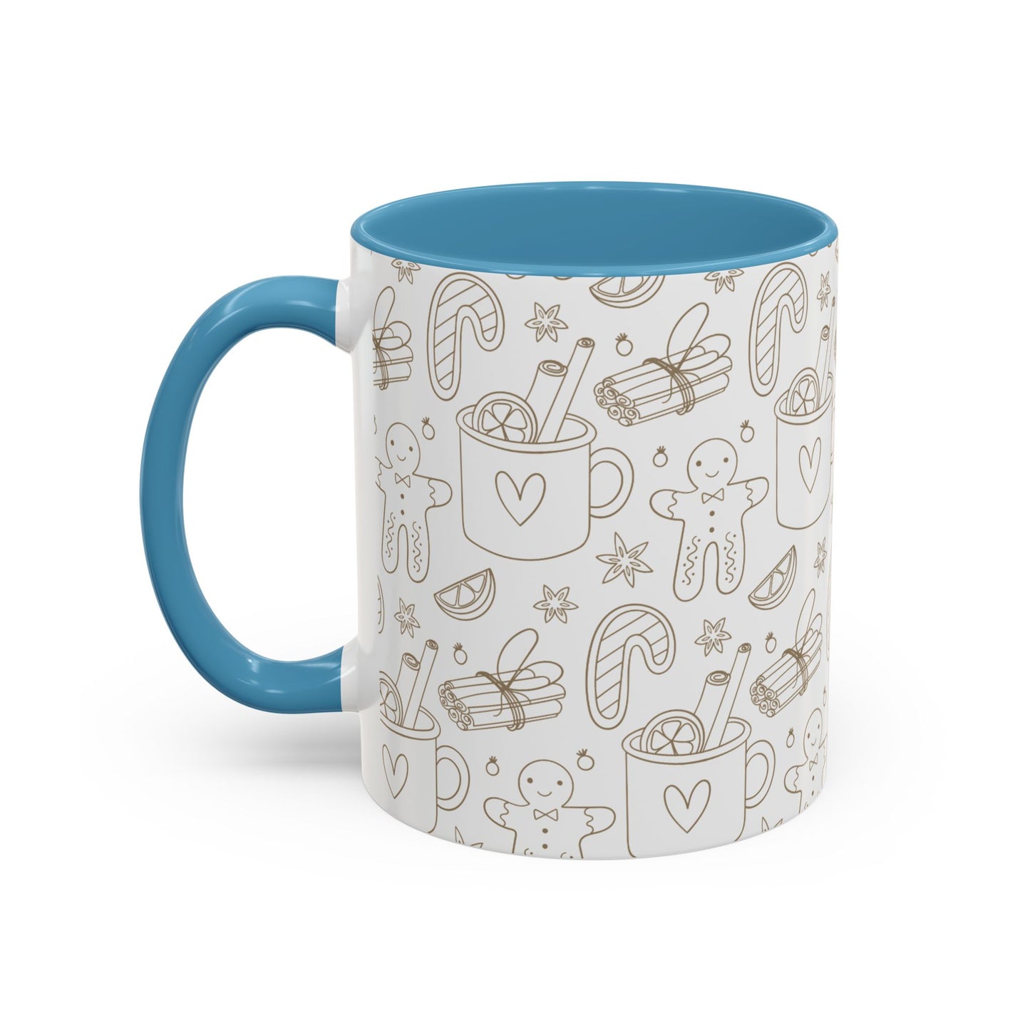 Christmas Accent Coffee Mug (11, 15oz)