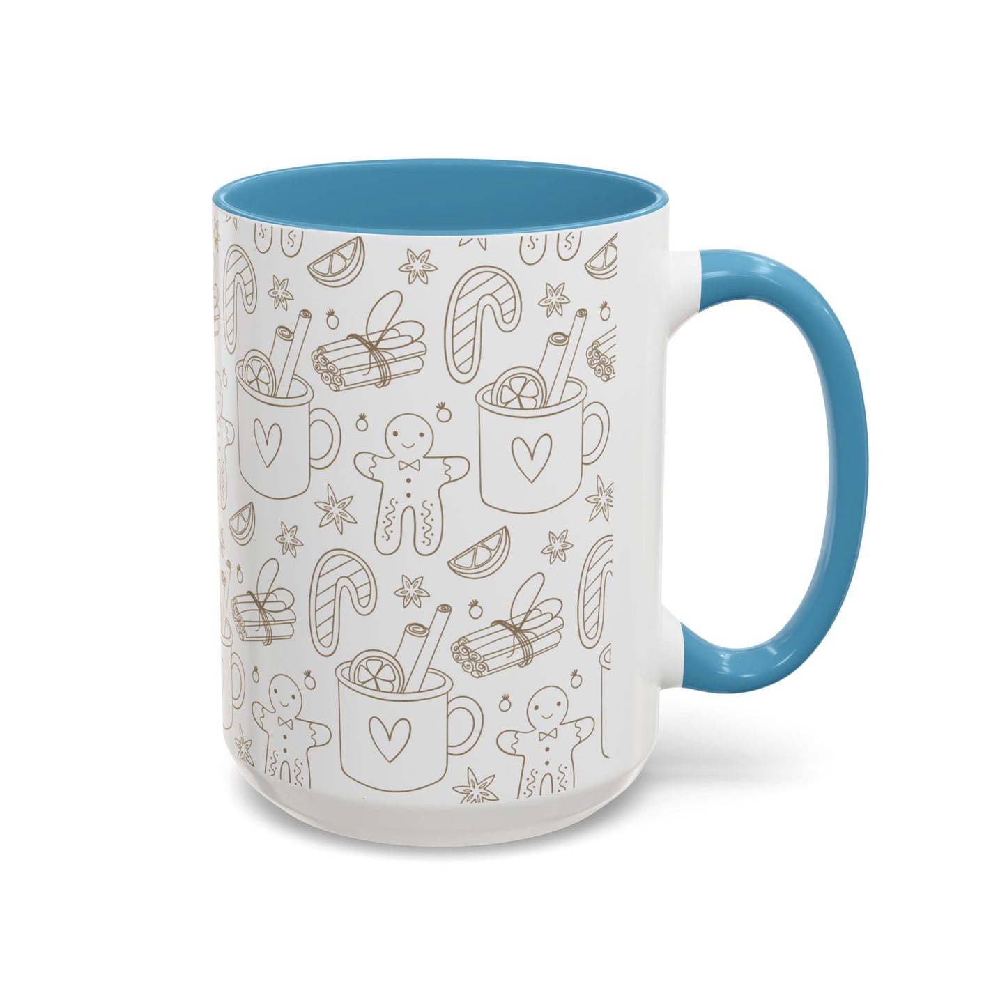 Christmas Accent Coffee Mug (11, 15oz)