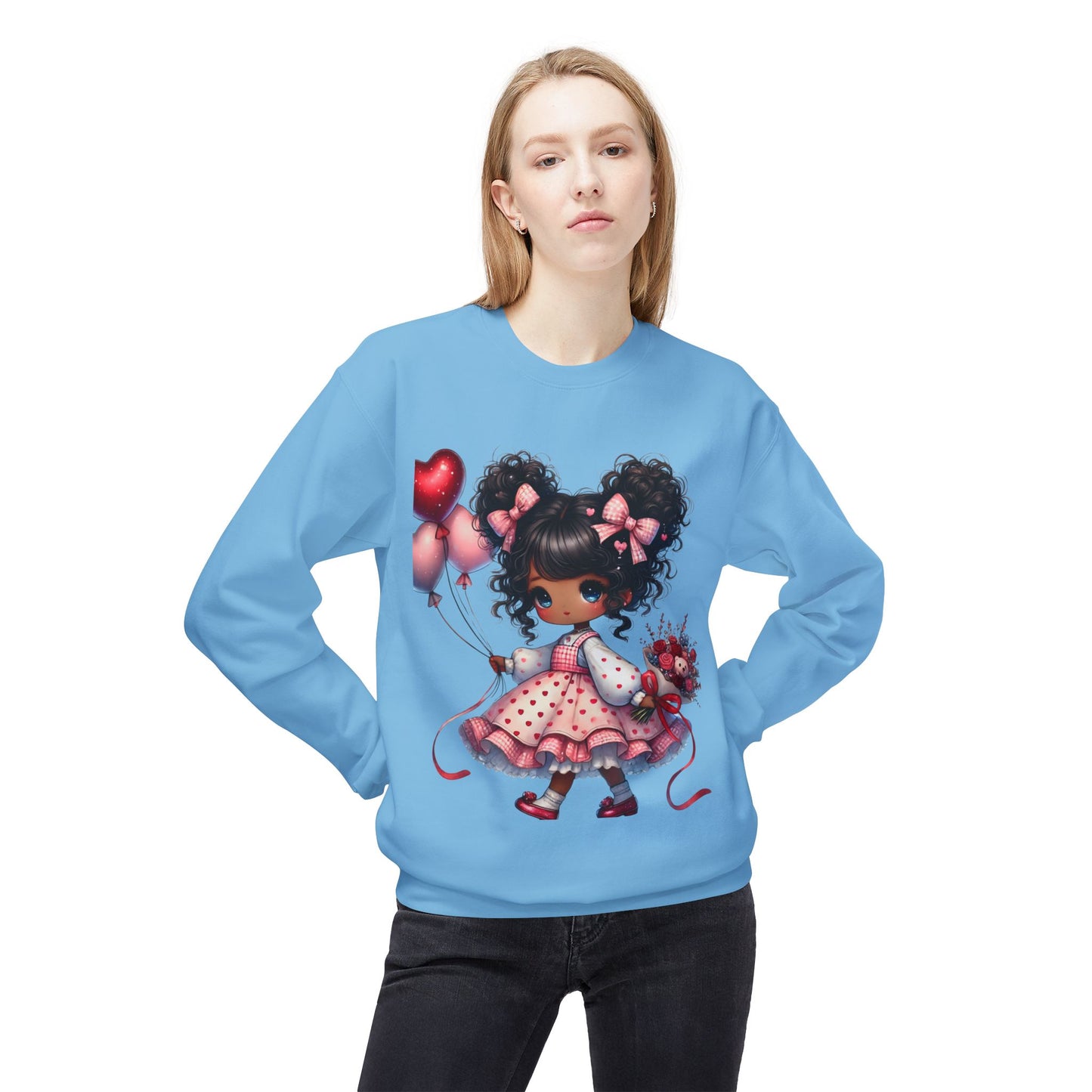Valentines Unisex Midweight Softstyle Fleece Crewneck Sweatshirt