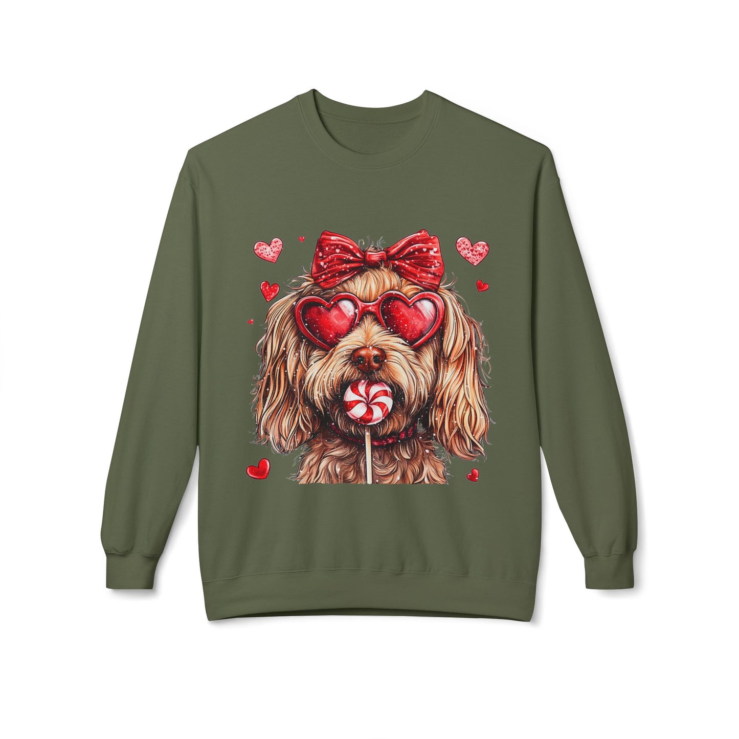 Valentines Unisex Midweight Softstyle Fleece Crewneck Sweatshirt