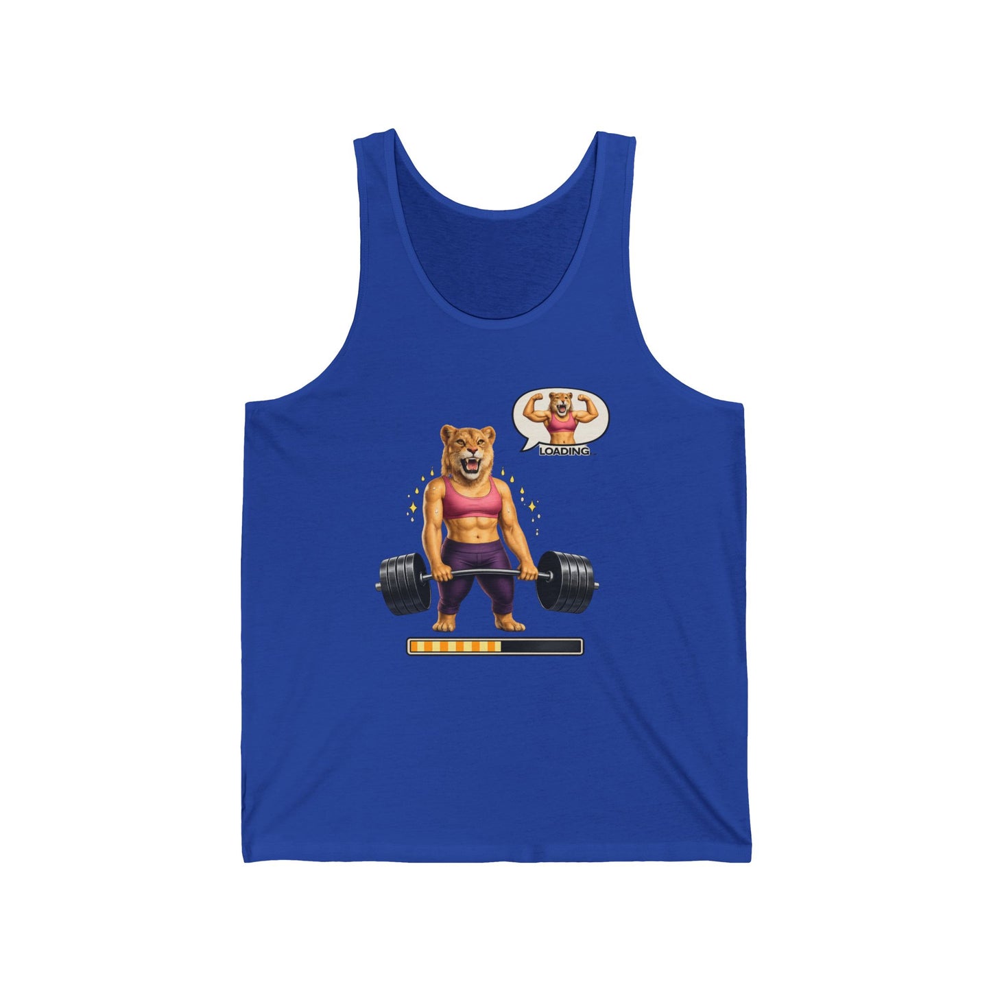 Bear Lifter Tank Top — Cute Strength Gym Tank with "Beast Mode" Vibes